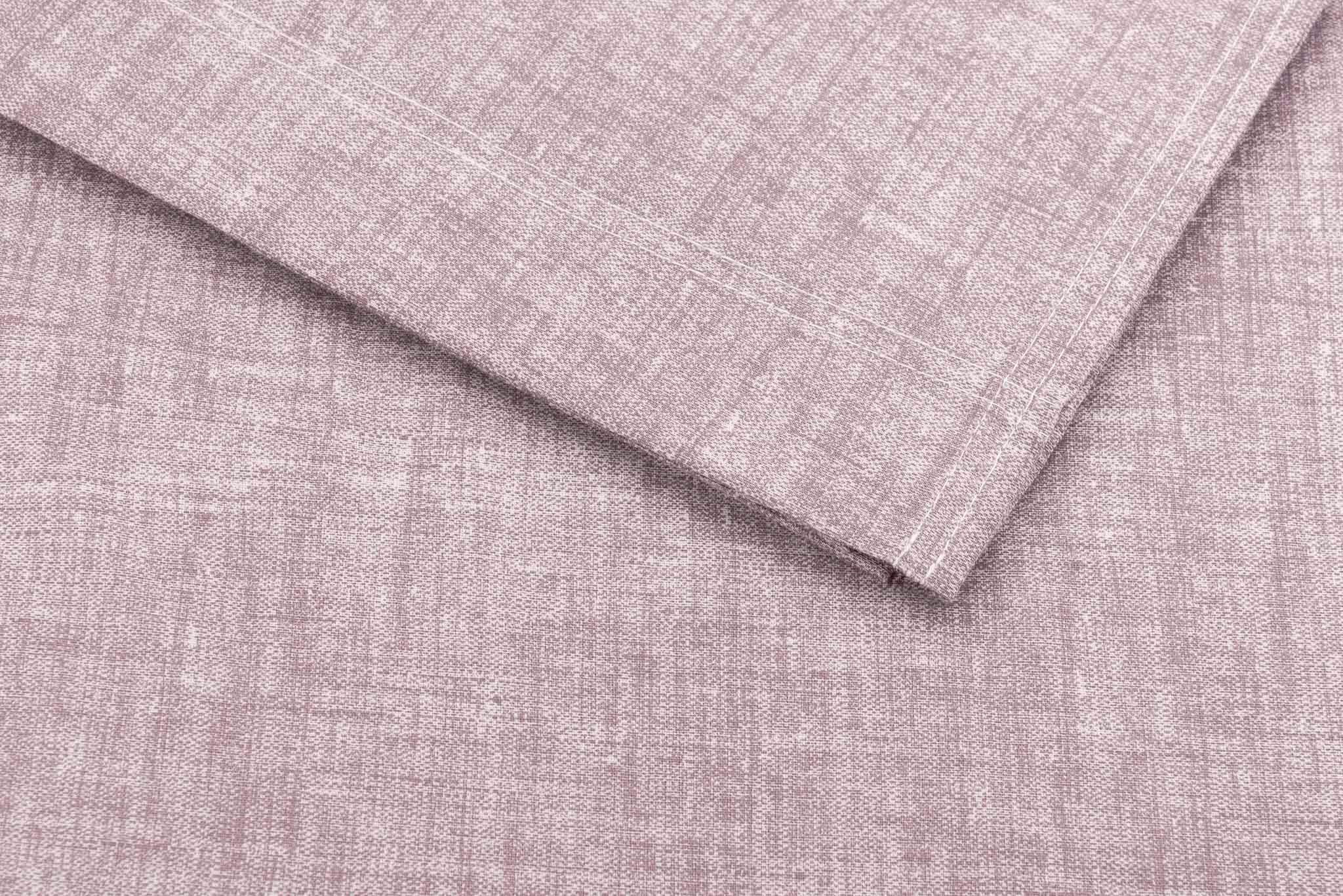 ZO HOME Spannbettlaken Lino Laken 160x290 Purple 160x290, Baumwolle, Gummizug: Rundum, (1 Stück)