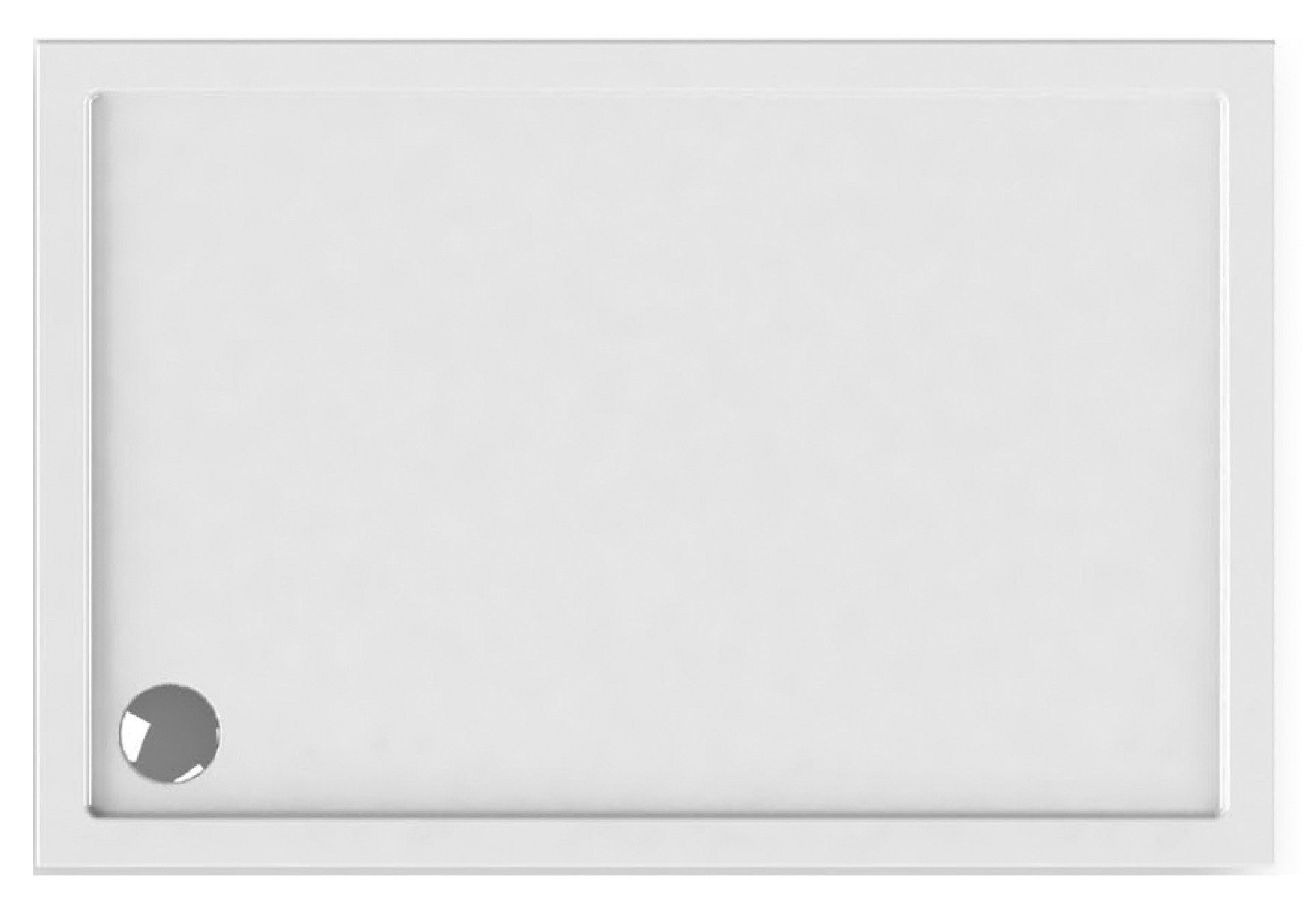 Schulte Duschwanne, rechteckig, Sanitäracryl, 80 x 120 cm, Weiß, flach, inkl. Ablaufgarnitur und Stellfüße
