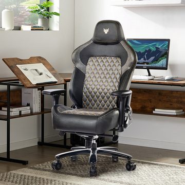 liebtech Gaming-Stuhl Gaming-Stuhl 200KG Haltbarkeit Bürostuhl (200KG Verstellbare Armlehne 4D Gamer-Stuhl), mit Lordosenstütze Executive-Stuhl Ergonomischer Schreibtischstuhl