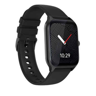 Levowatch LPro Smartwatch (5 cm/1,96 Zoll), Fitness Tracker Uhr, inkl. Telefonfunktion und Musikplayer, KI-Stimmerkennung, HD Display, Unisex