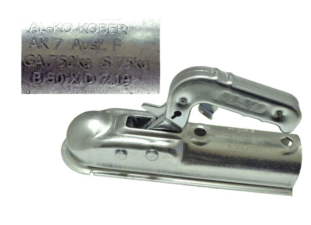 Anhänger 1x AL-KO Kugelkupplung AK 7 Plus Ausführung C - Ø 70 mm