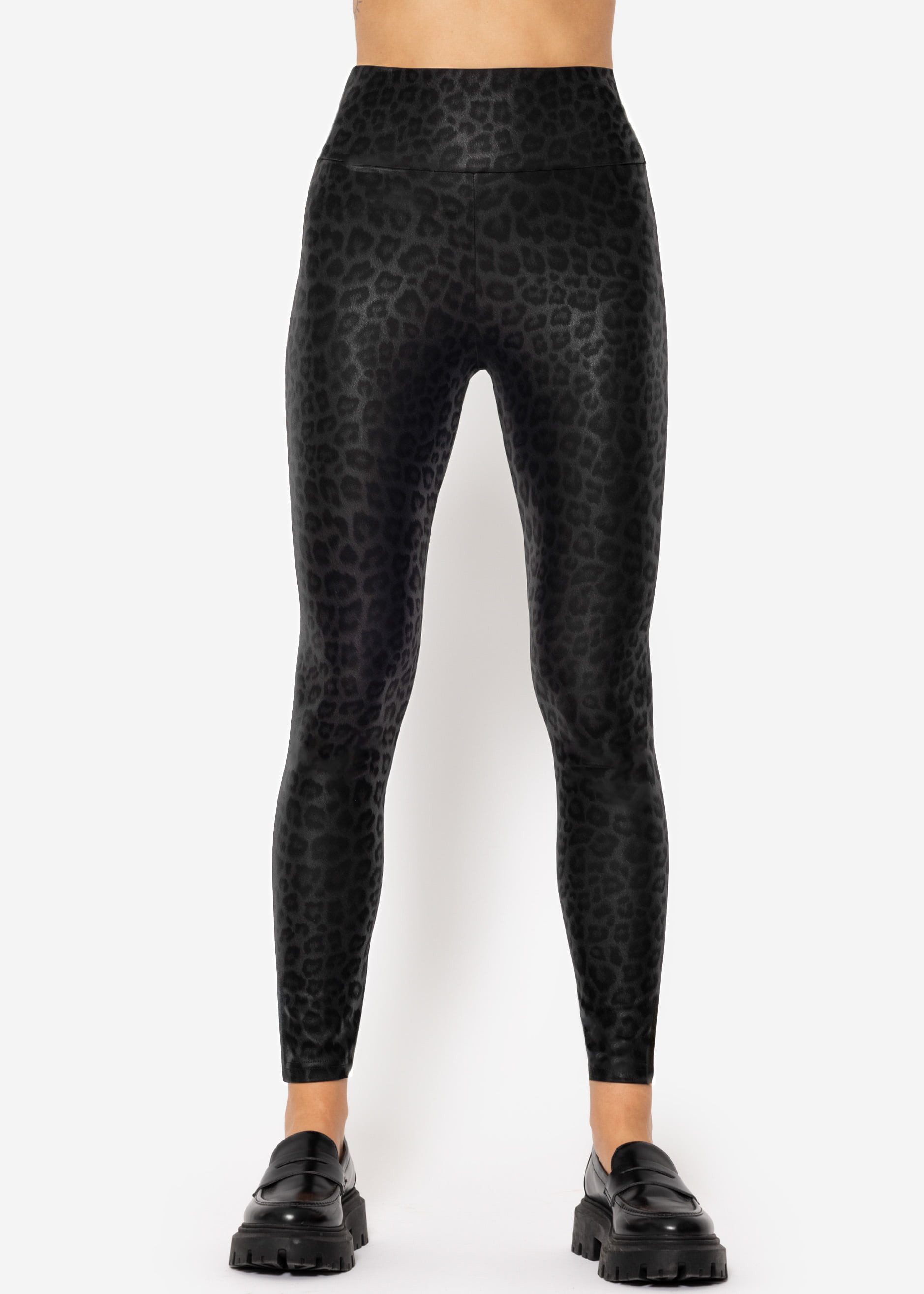 SASSYCLASSY Lederhose Kunstleder Leggins Damen mit günstig online kaufen