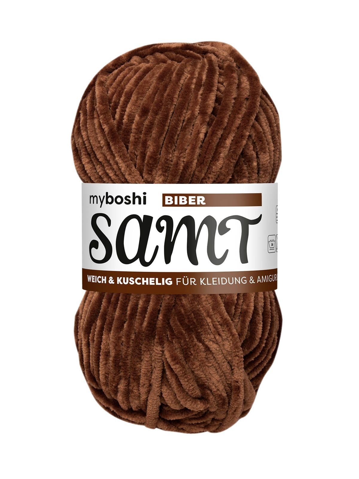 myboshi myboshi Samt, 100% Polyester Häkelwolle