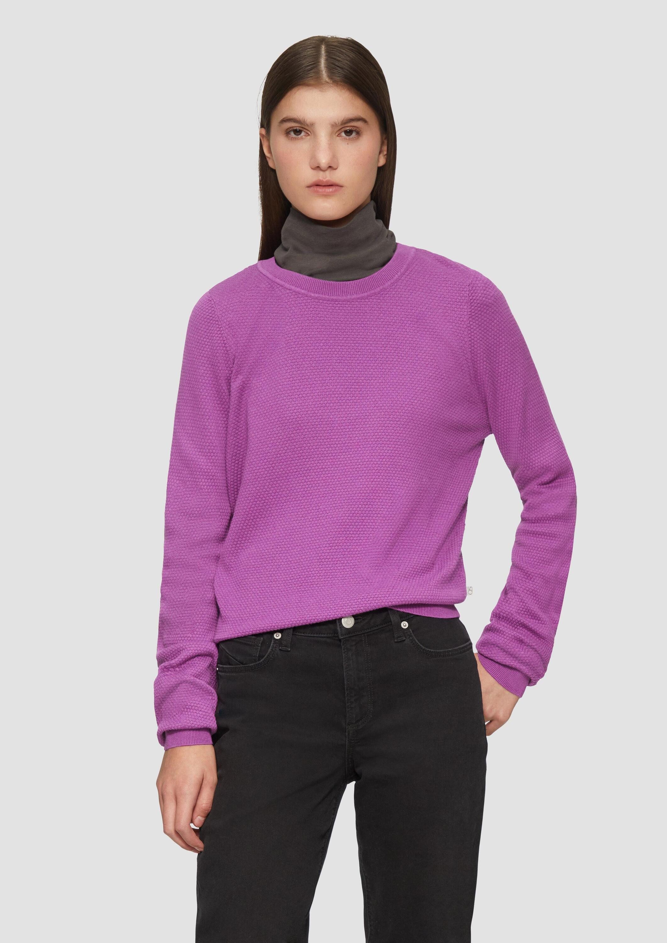 QS Longpullover Strickpullover (1-tlg) günstig online kaufen