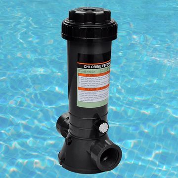 vidaXL Kartuschen-Filterpumpe Automatische Chlordosierer für Schwimmbad Swimmingpool Chloranlage