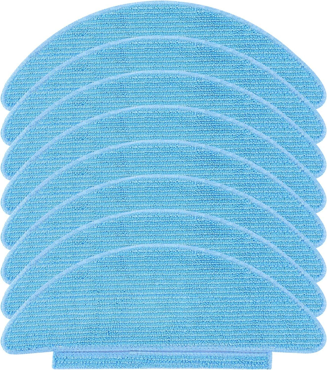 Saugroboter Zubehör-Set 4er-Pack, 6er-Pack, 8er-Pack Mikrofaser Wischtücher Mop Waschbar