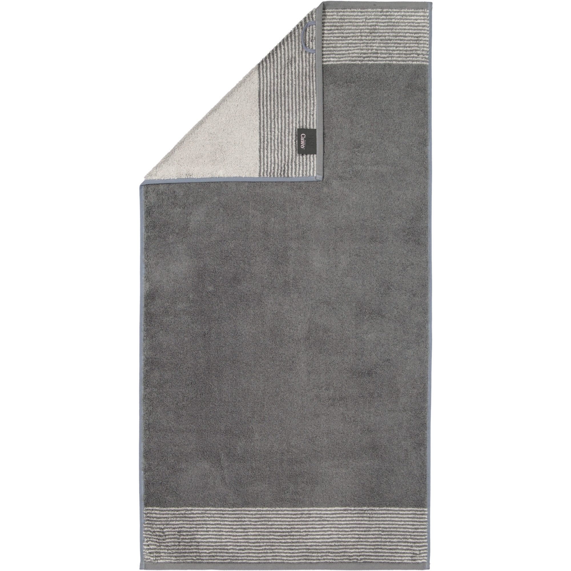 Cawö Handtücher Luxury Home Two-Tone 590, 100% Baumwolle (1-St) – Bild 5 von 5