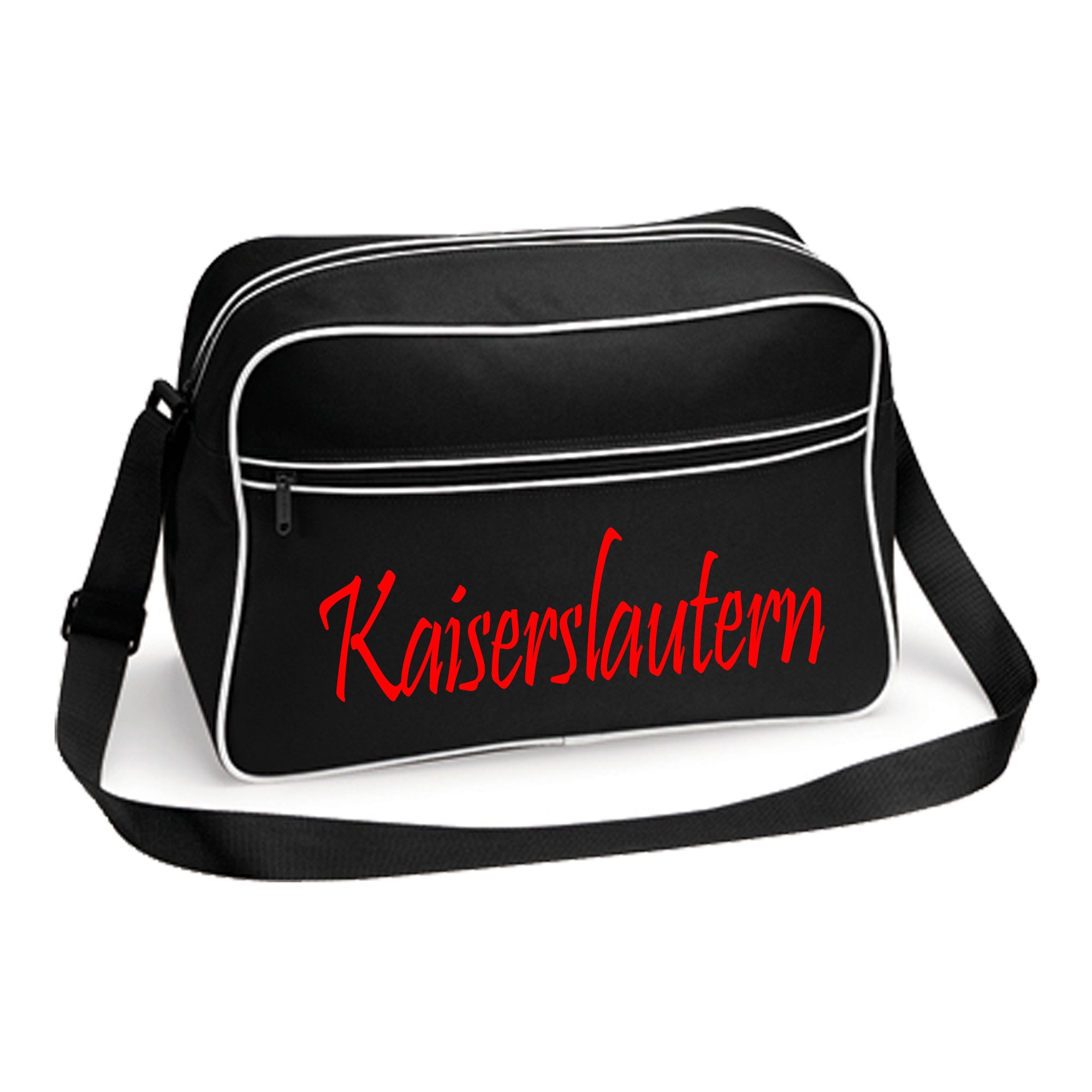 Schultertasche Kaiserslautern - Schriftzug - Tasche