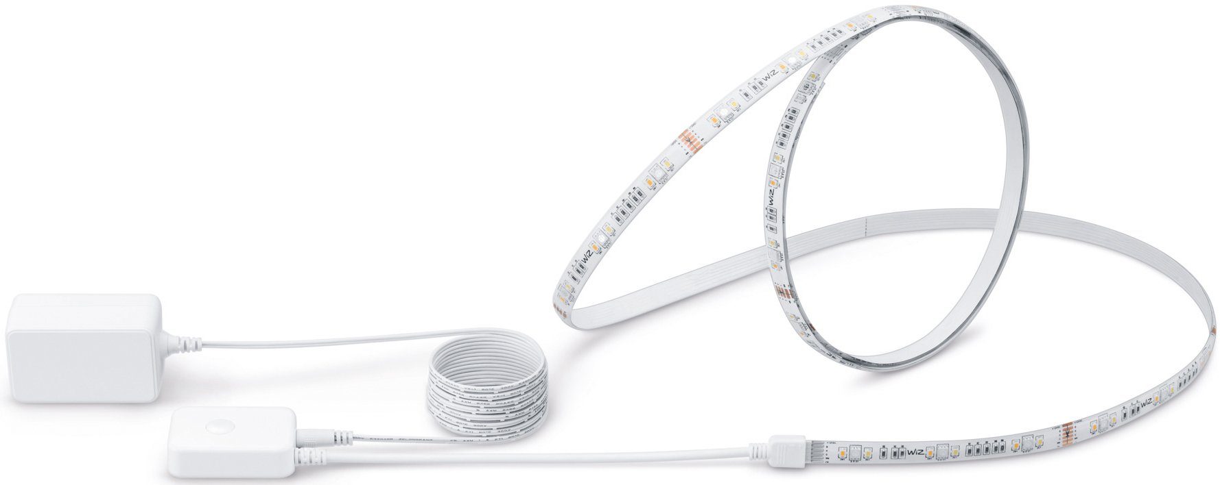 WiZ LED Stripe White&Color Lightstrip 2m Starterkit 1600lm Einzelpack, vielfältiges und flexibles Lichterlebnis für Ihr Zuhause