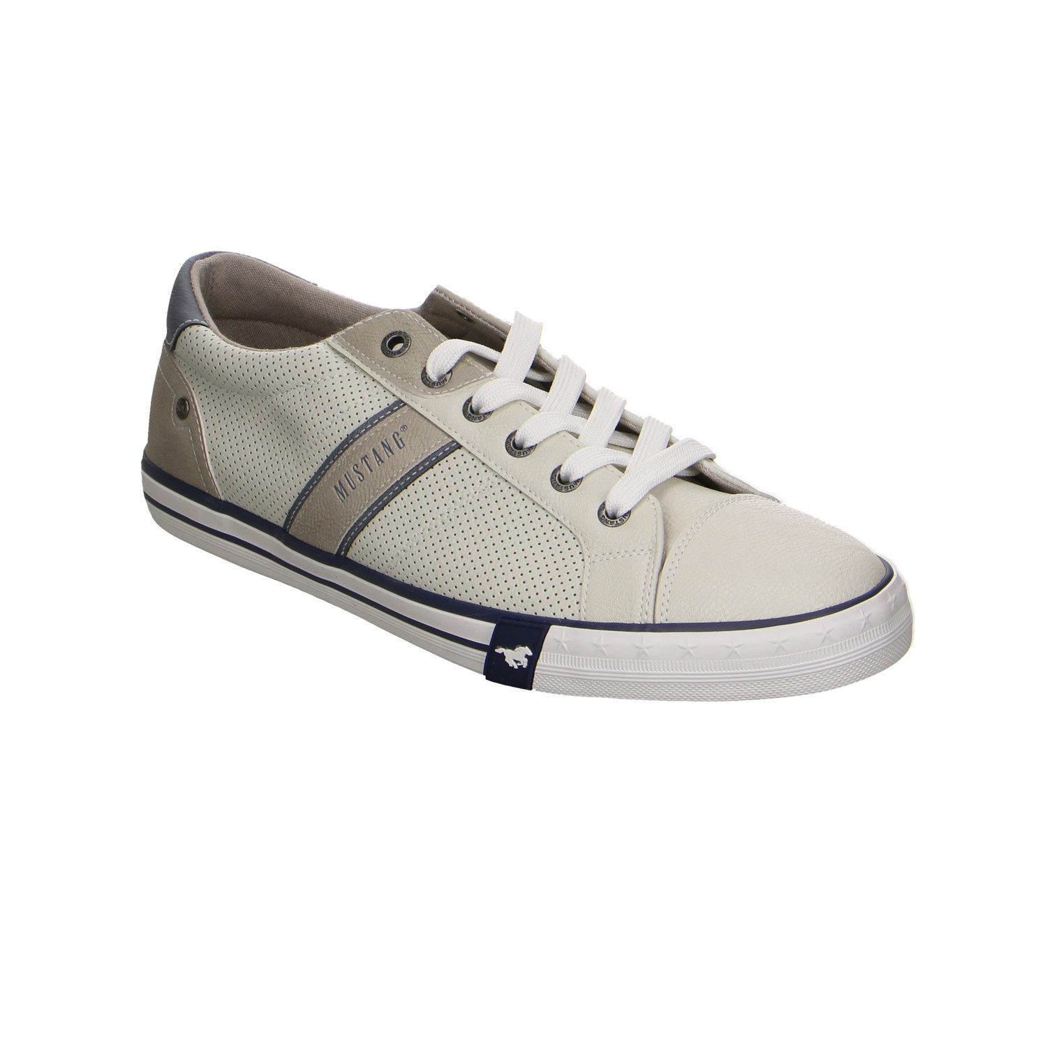 Mustang Shoes Mustang Leder Schnürschuhe weiss Schnürschuh