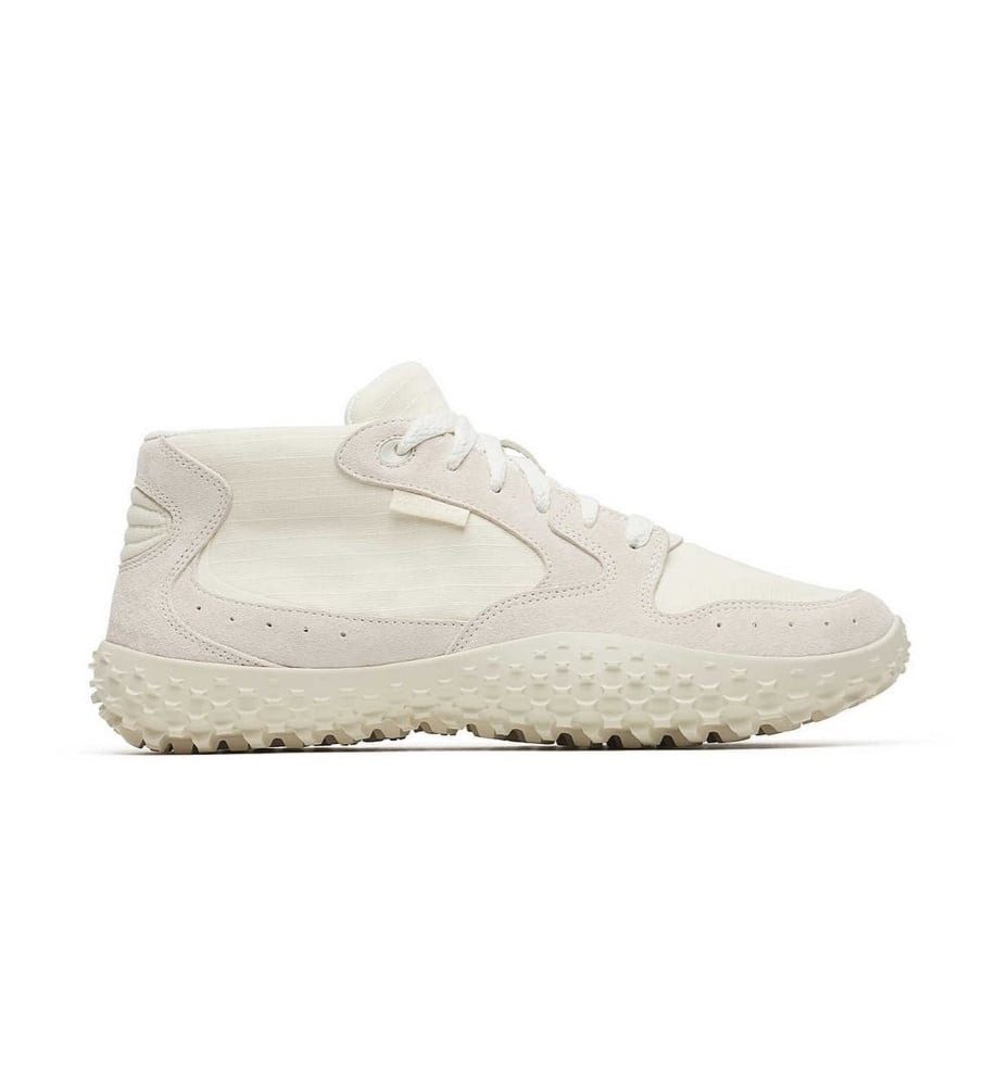 Merrell Minimal-Sneaker Wrapt Mid WP (Leder, wasserdicht) hellgrau/beige Damen Wanderschuh