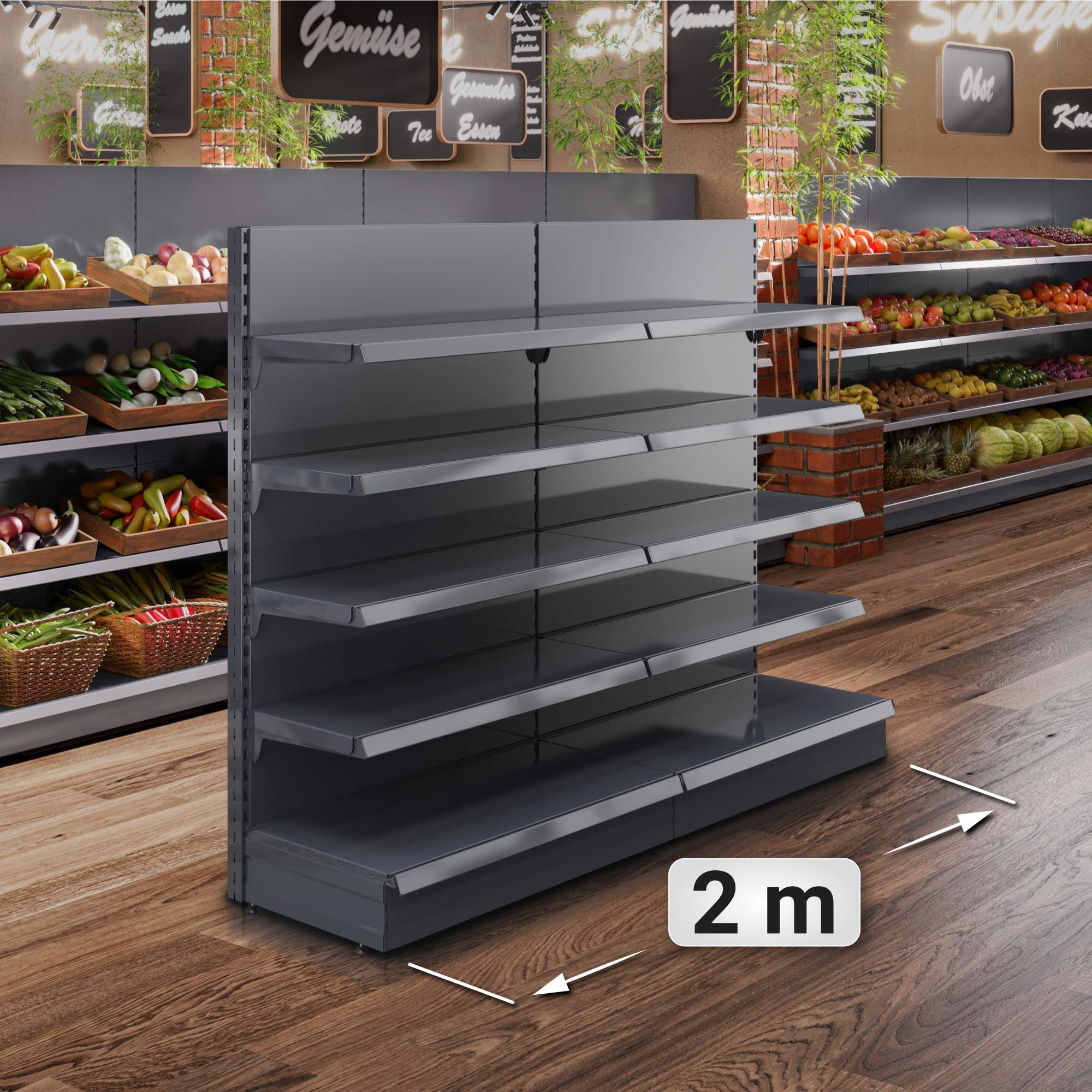 GGMMÖBEL Standregal BROOKLYN günstig online kaufen