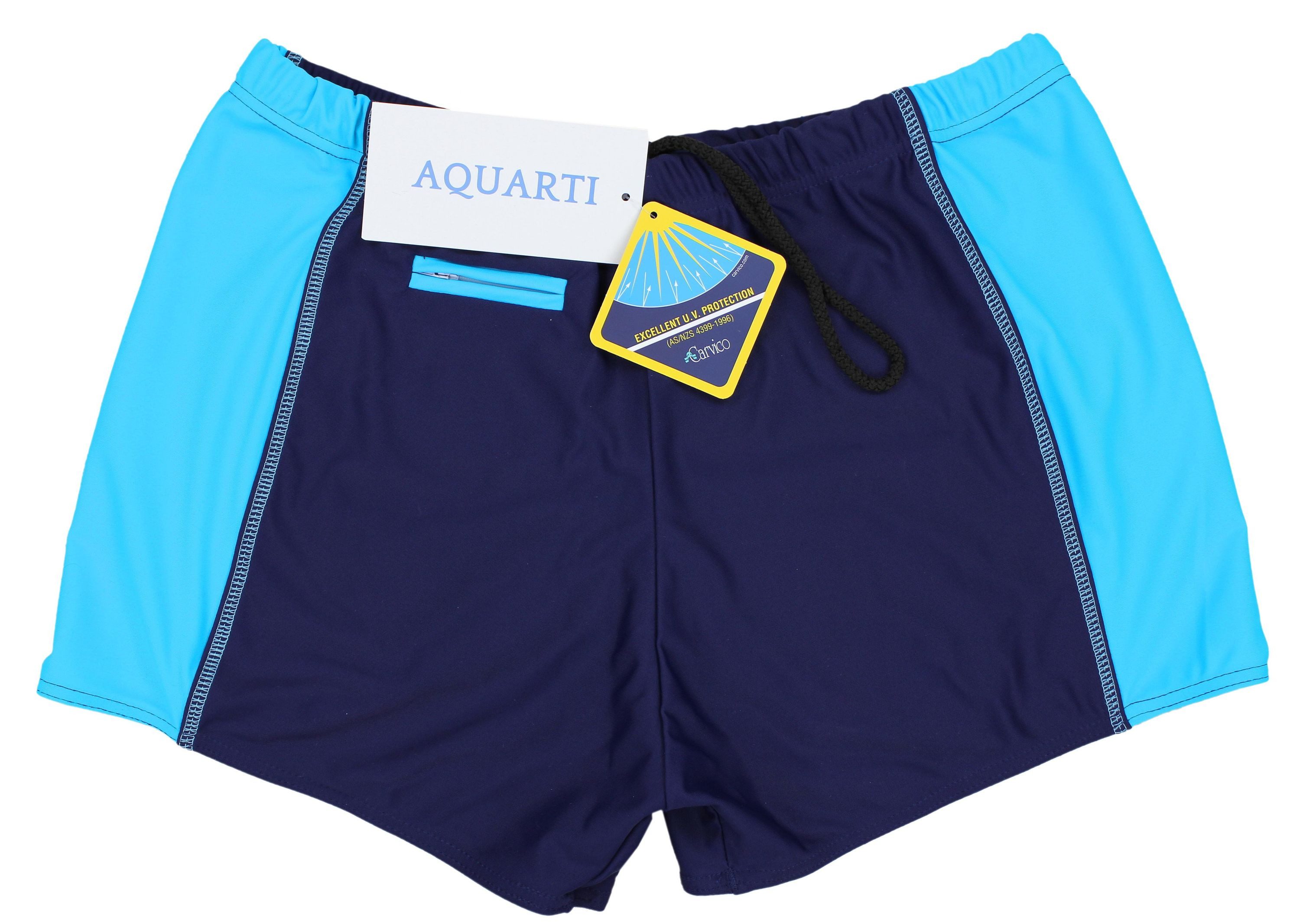 Aquarti Badepants Aquarti Herren Badehose mit Reißverschlusstasche Badeshorts