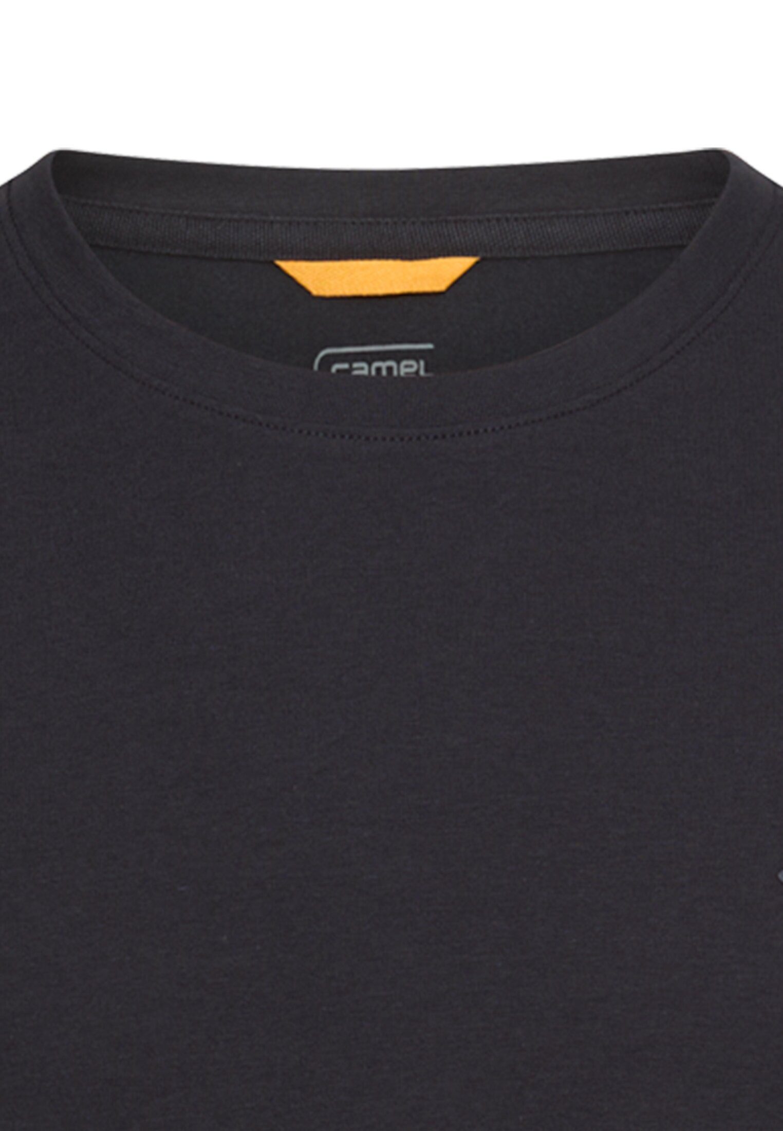 camel active T-Shirt mit Logo-Stickerei
