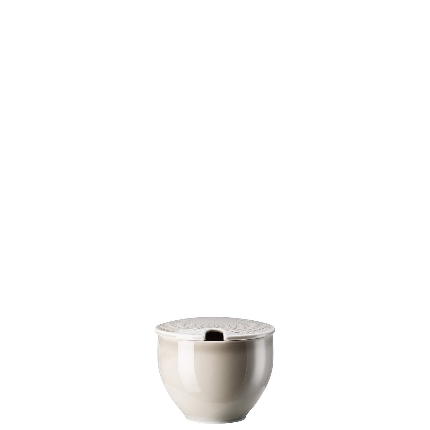 Rosenthal Zuckerdose Junto Pearl Grey Zuckerdose, Porzellan, (2-tlg)