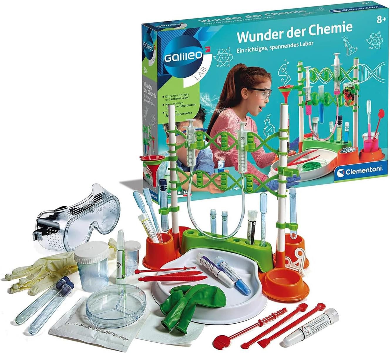 Clementoni® Experimentierkasten Clementoni 59187 - Wunder der Chemie
