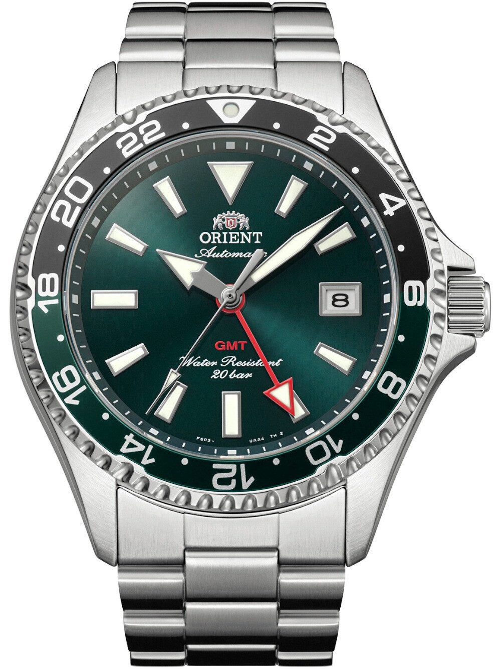 Orient Automatikuhr Orient RA-BC0002E30B Herrenuhr Mako Kamasu Automatik GMT 43mm 20ATM Orient RA-BC0002E30B Herrenuhr Mako Kamasu Automatik GMT 43mm 20ATM