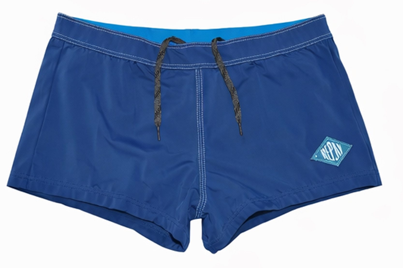Replay Boxer-Badehose Replay Herren Badeboxer kurz Marineblau mit Innenhose