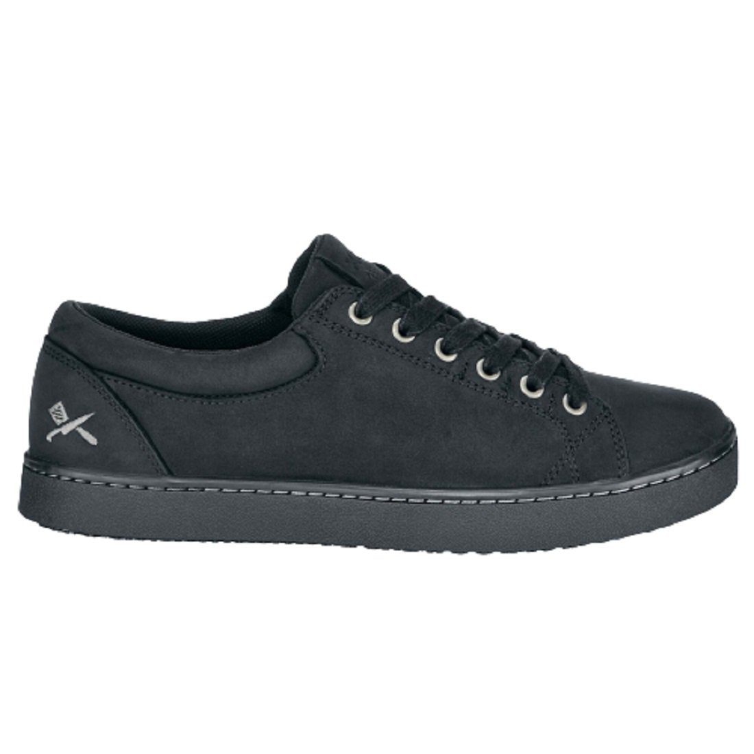 MOZO Finn Sneaker für Herren, Leder, schwarz Sicherheitsschuh
