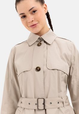 camel active Trenchcoat aus einem Baumwollmix (1-tlg)