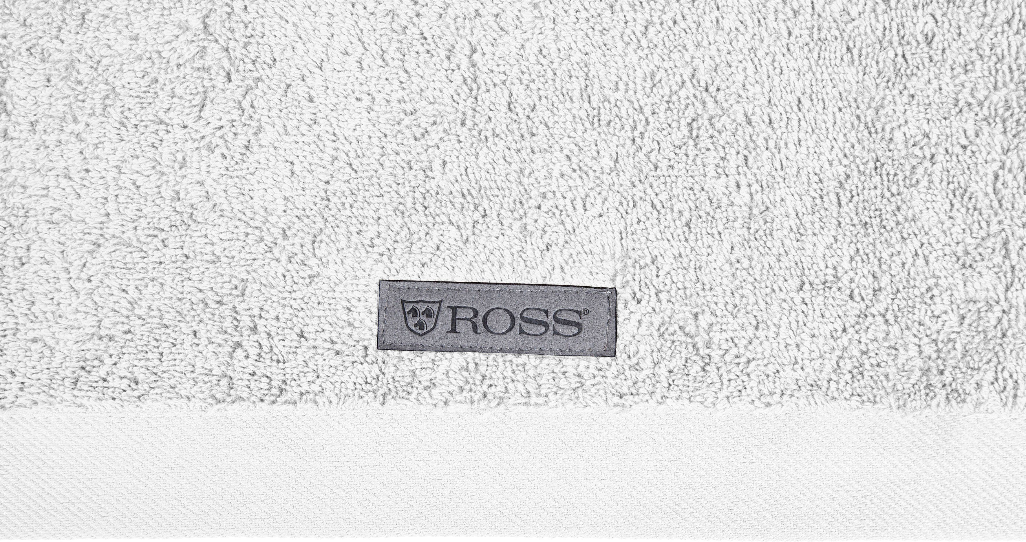 ROSS Waschhandschuh Sinfonie (6-tlg), in weiß modernen Unifarben