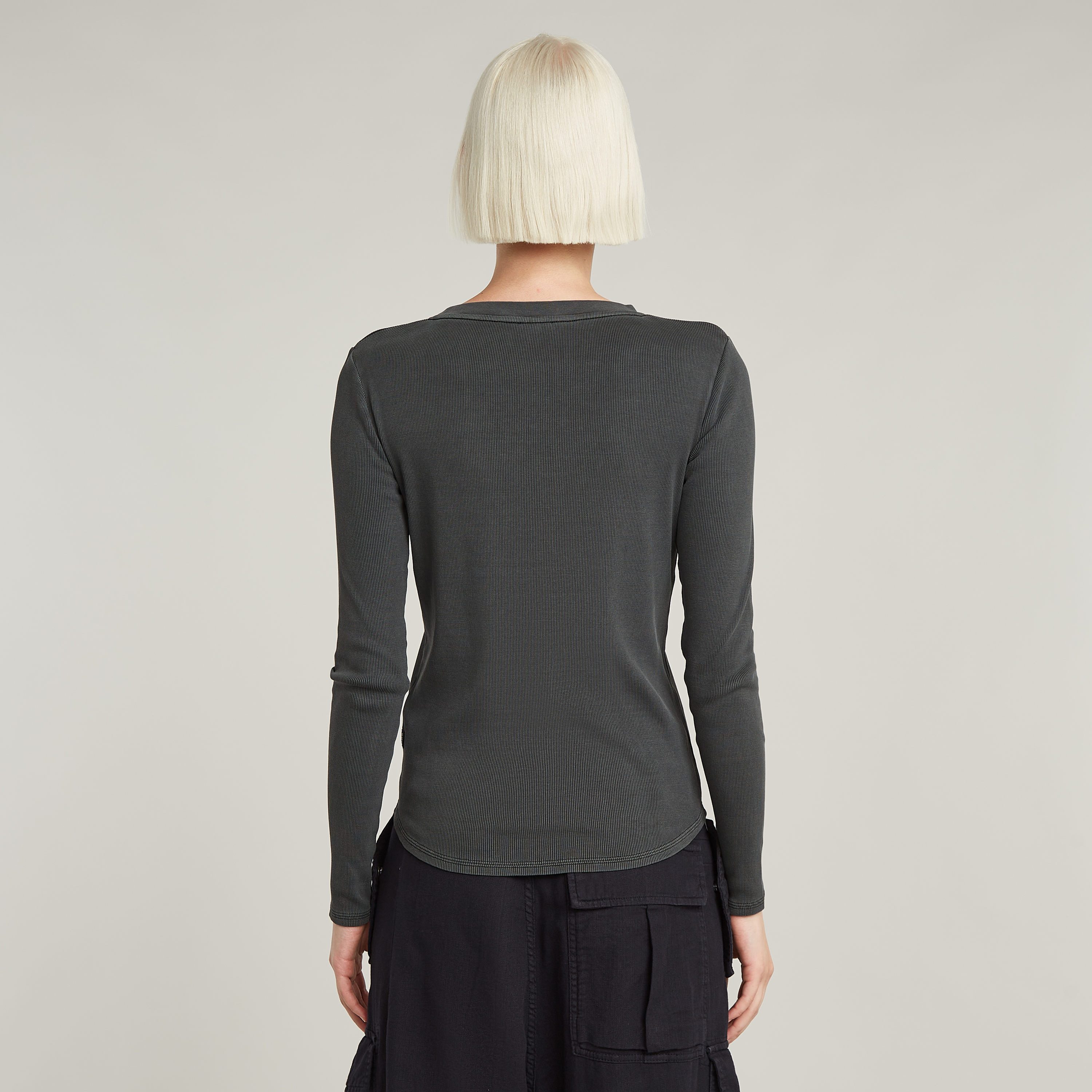 G-STAR Langarmshirt Tops Overdyed slim im günstig online kaufen