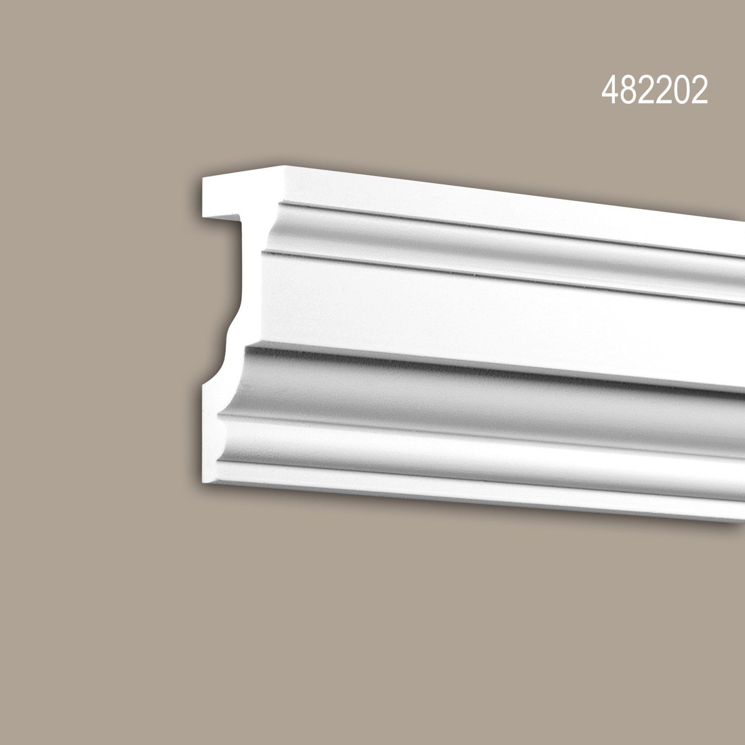 Profhome Fensterbank 482202 Fenstersohlbank Außenstuck Fensterumrandung Fassadenelement 2m, Fenstersohlbank Außenstuck Fensterumrandung