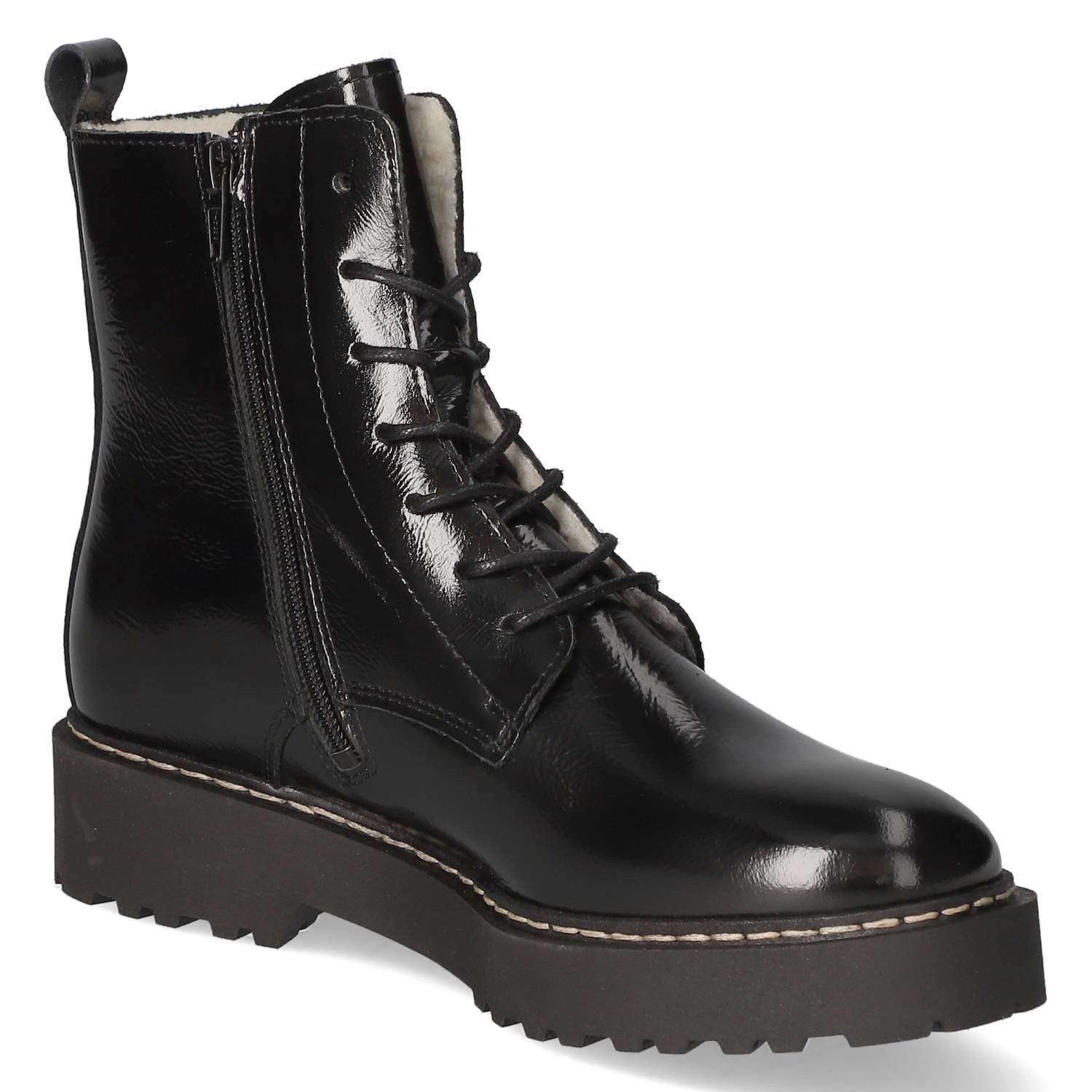 Kaerlek Kaerlek F8280-244-11VE Damen Lackleder schwarz Winterstiefel