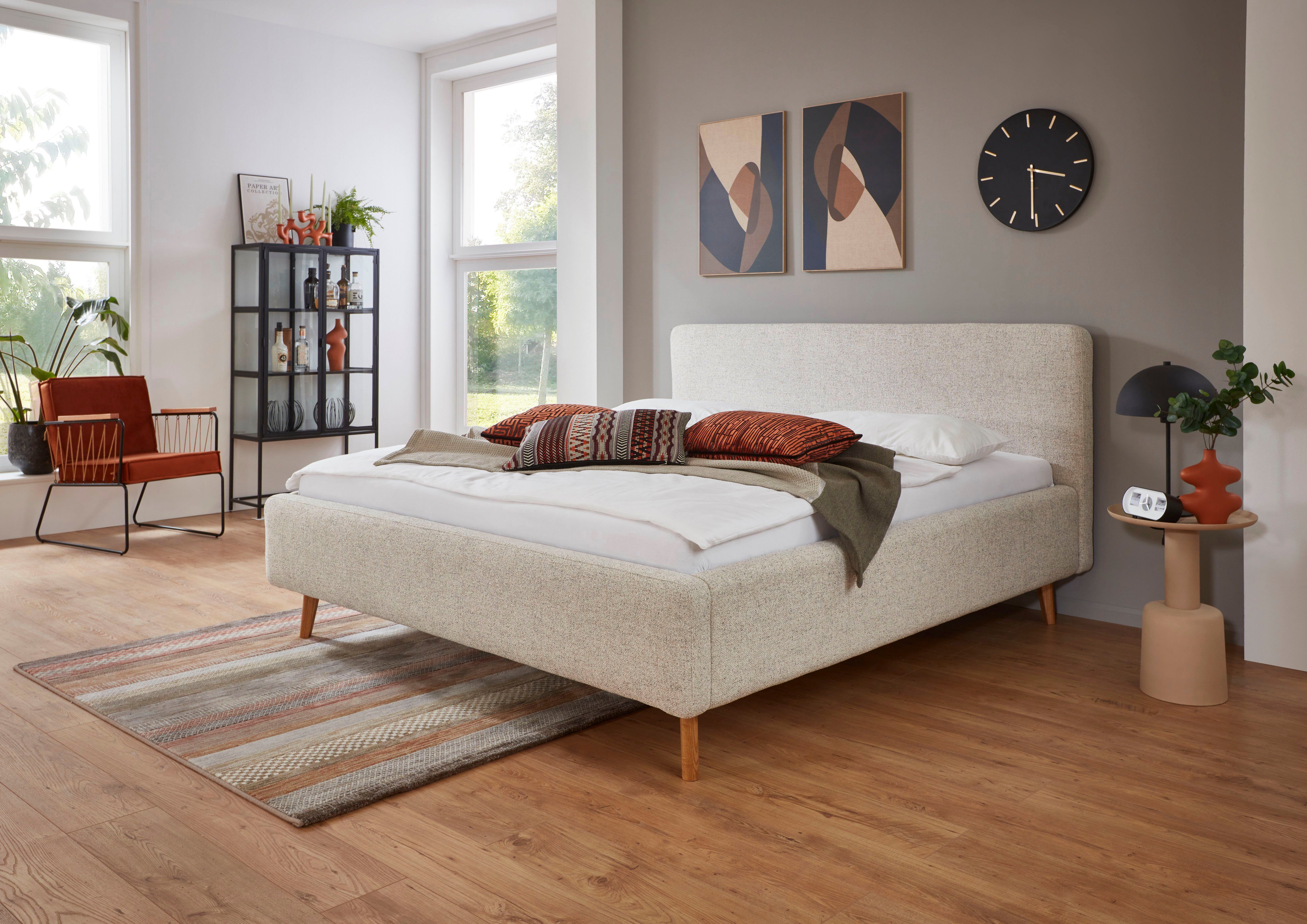 meise.möbel Polsterbett MATTIS, Bett wahlweise mit Bettkasten, Strukturstoff Multicolor, Liegeflächen: 120x200cm, 140x200cm, 160x200cm & …