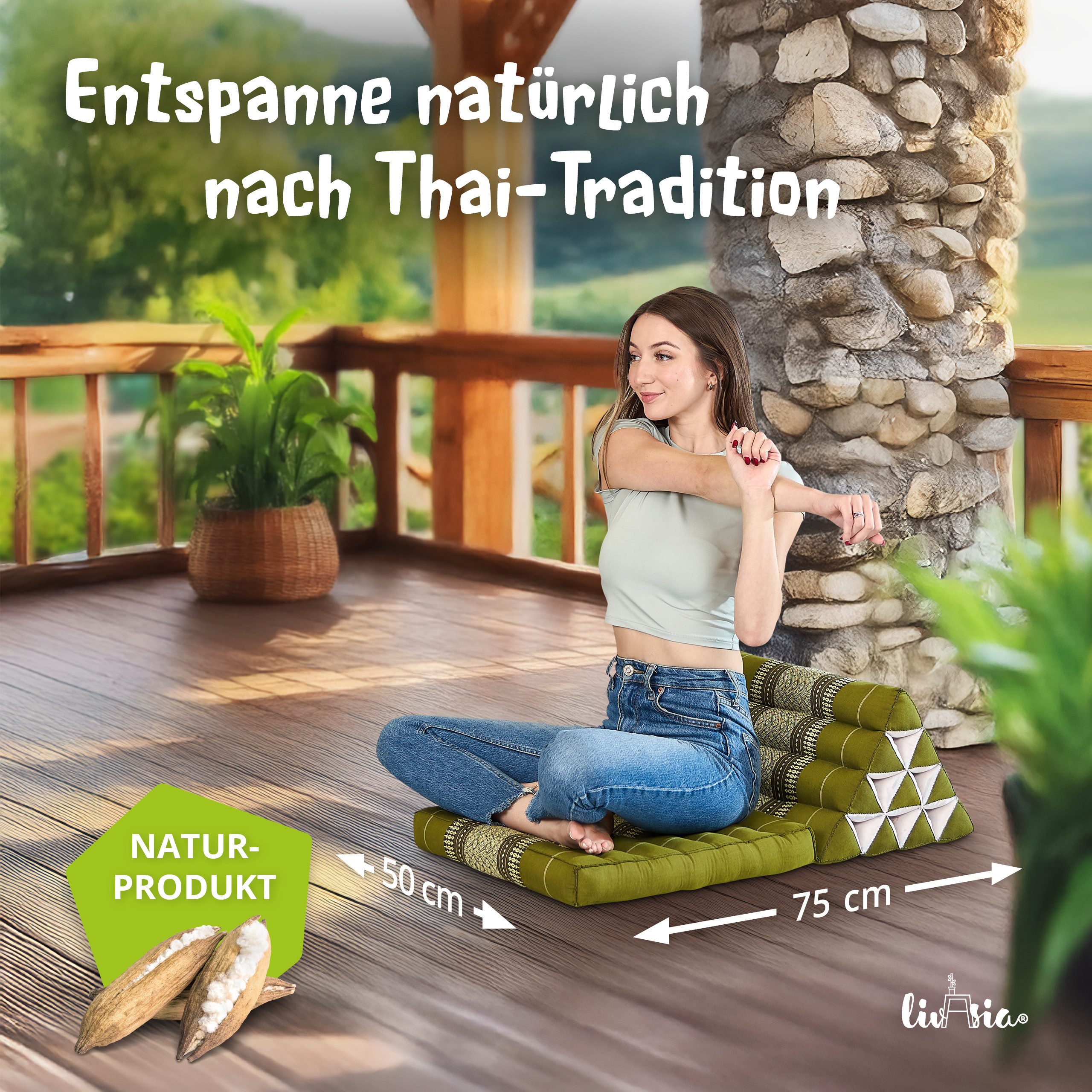 livasia Sitzsack Thaikissen 1 Auflage, vegan und günstig online kaufen