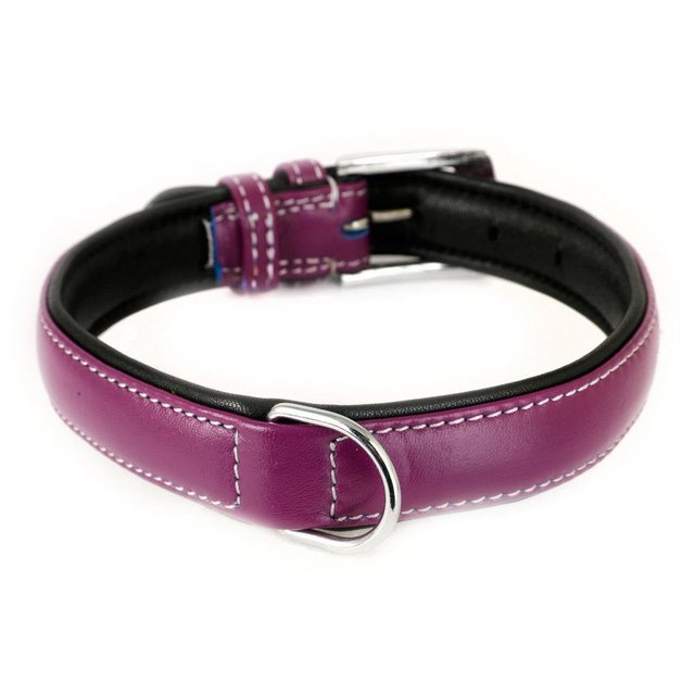 Monkimau Hunde-Halsband Hundehalsband aus Leder, Leder