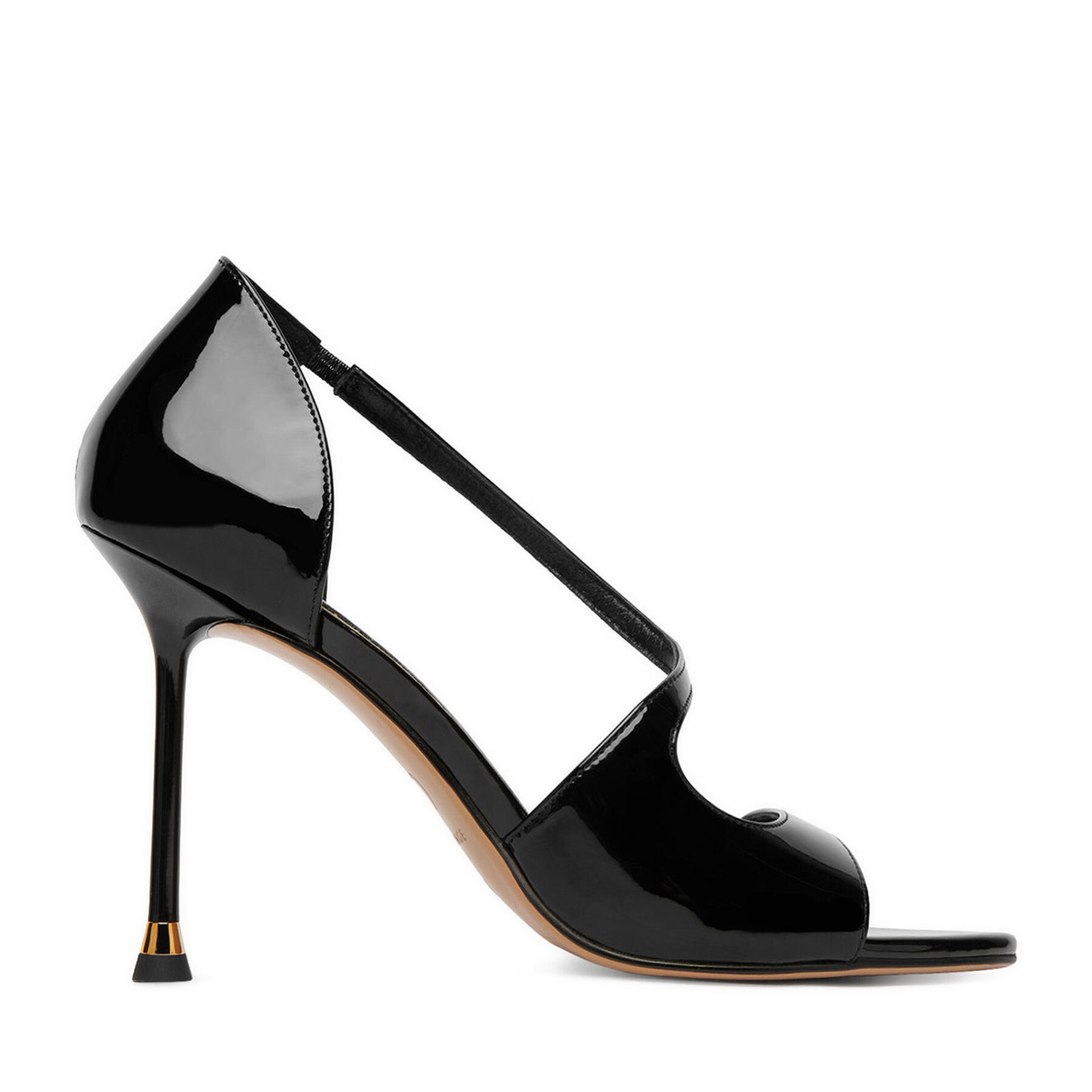 Eva Minge Damen-Sandalen Schwarz Sandale
