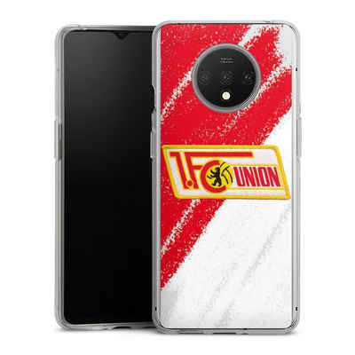 DeinDesign Handyhülle Offizielles Lizenzprodukt 1. FC Union Berlin Logo, OnePlus 7T Silikon Hülle Bumper Case Handy Schutzhülle