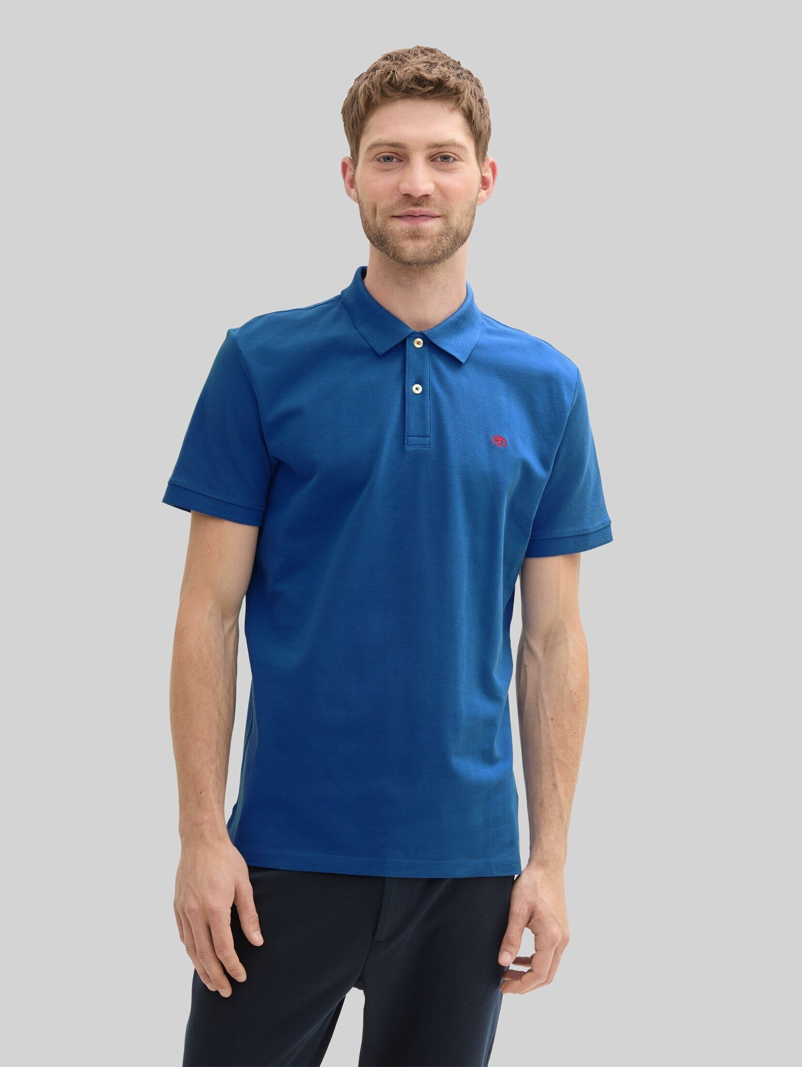 TOM TAILOR Poloshirt Poloshirts (im Einserpack) Piqué Poloshirt aus Baumwolle