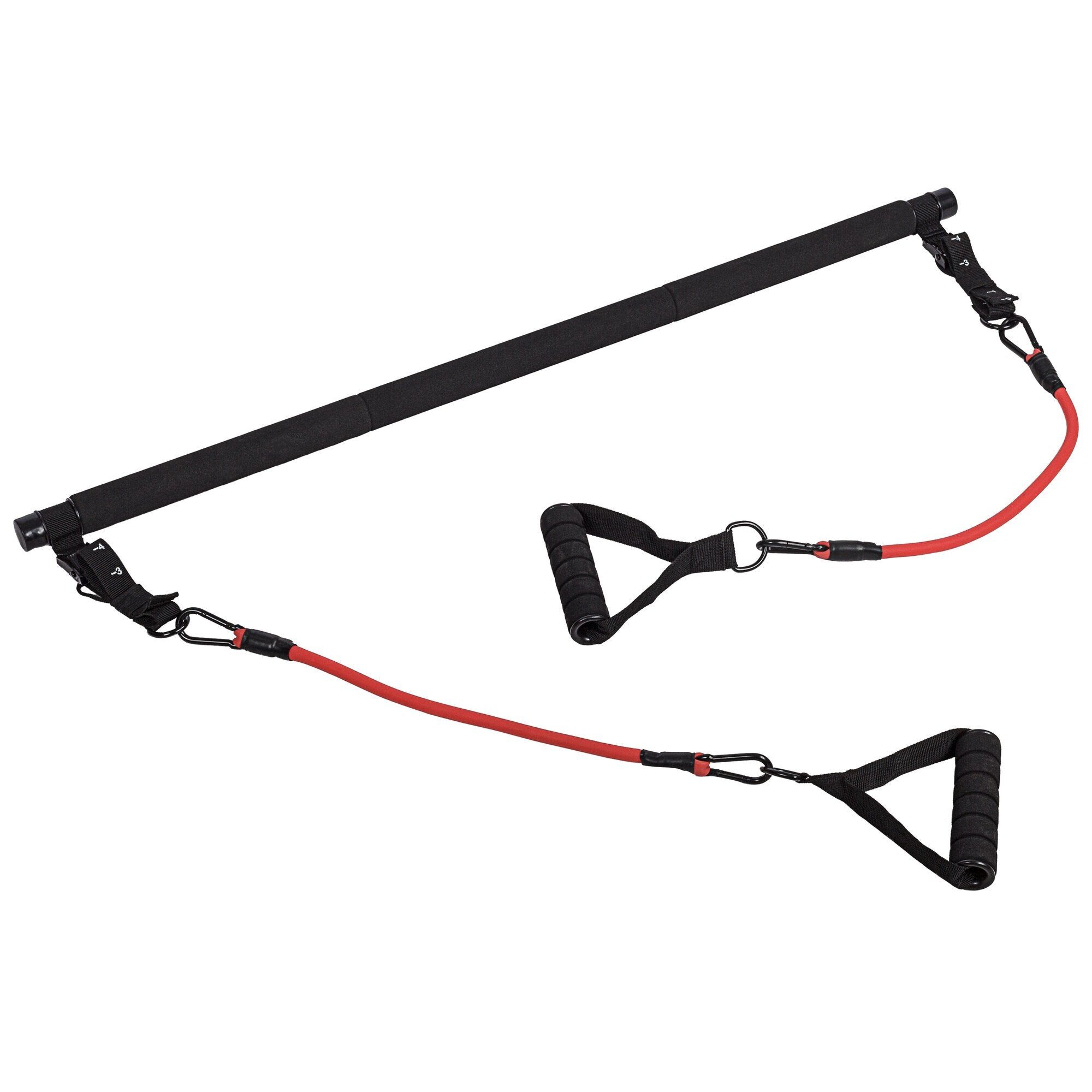 GORILLA SPORTS Expander Pilates Set inkl. Stange und Widerstandsbänder