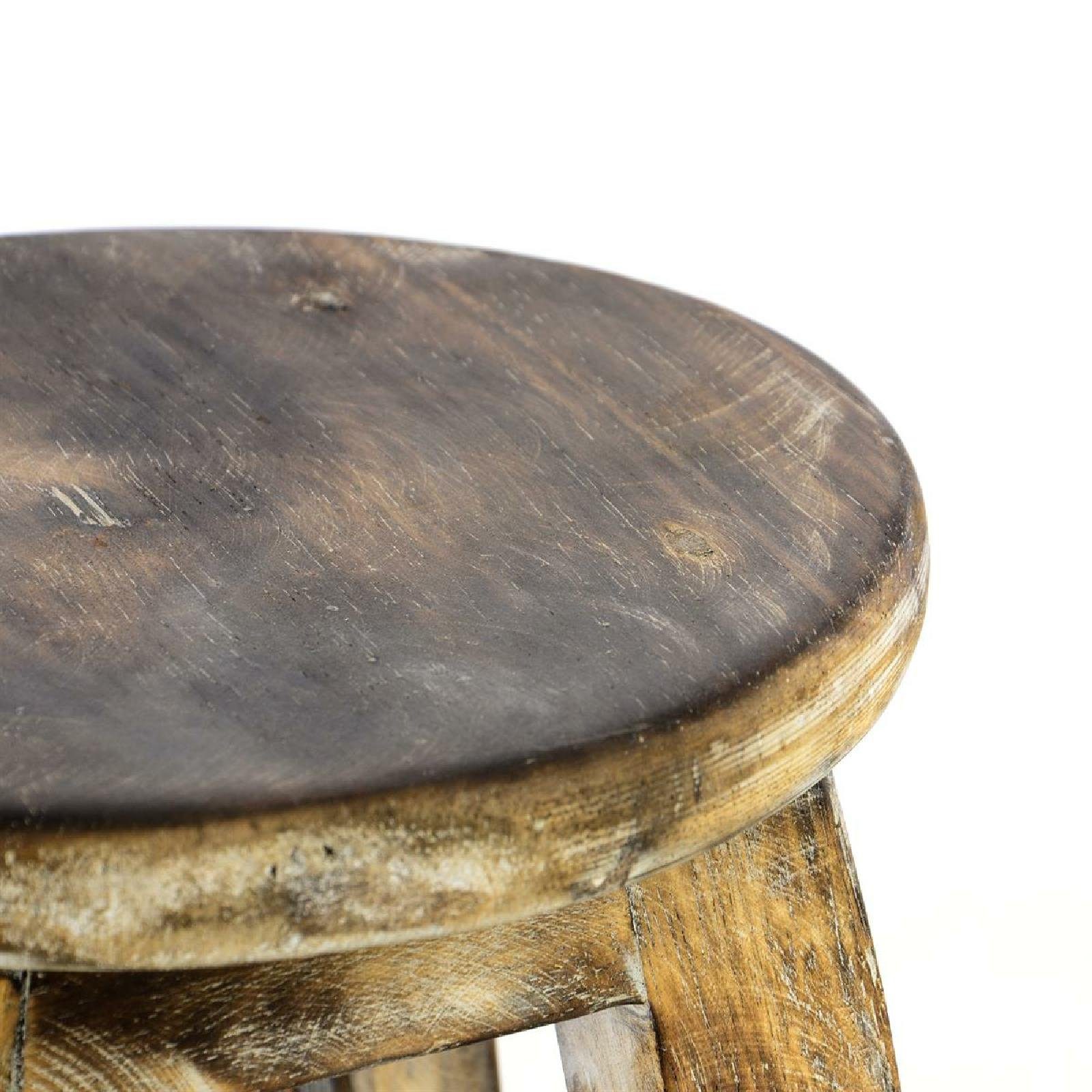 VCM Gartenstuhl Vintage Hocker geflammt 40cm günstig online kaufen