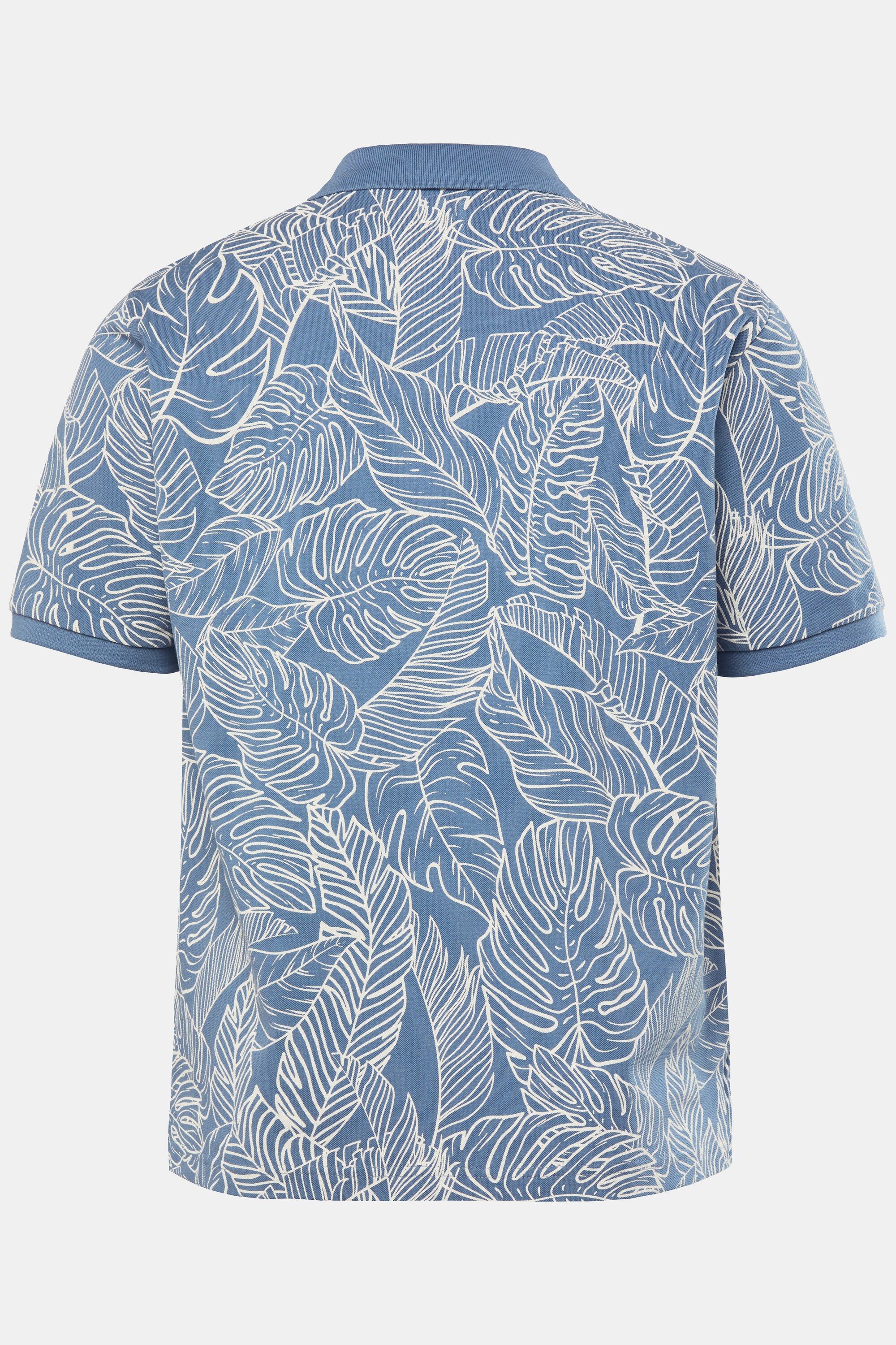 JP1880 Poloshirt Poloshirt Halbarm Piqué Allover Print