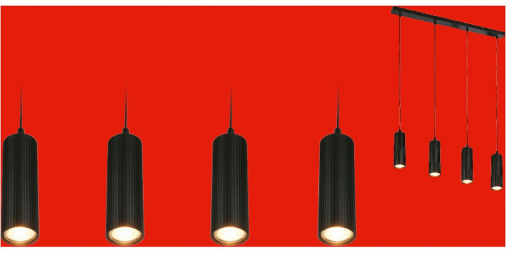 Briloner Leuchten LED Pendelleuchte IDA, ohne Leuchtmittel, Länge 76cm, Esszimmer, Esstisch, Wohnzimmer