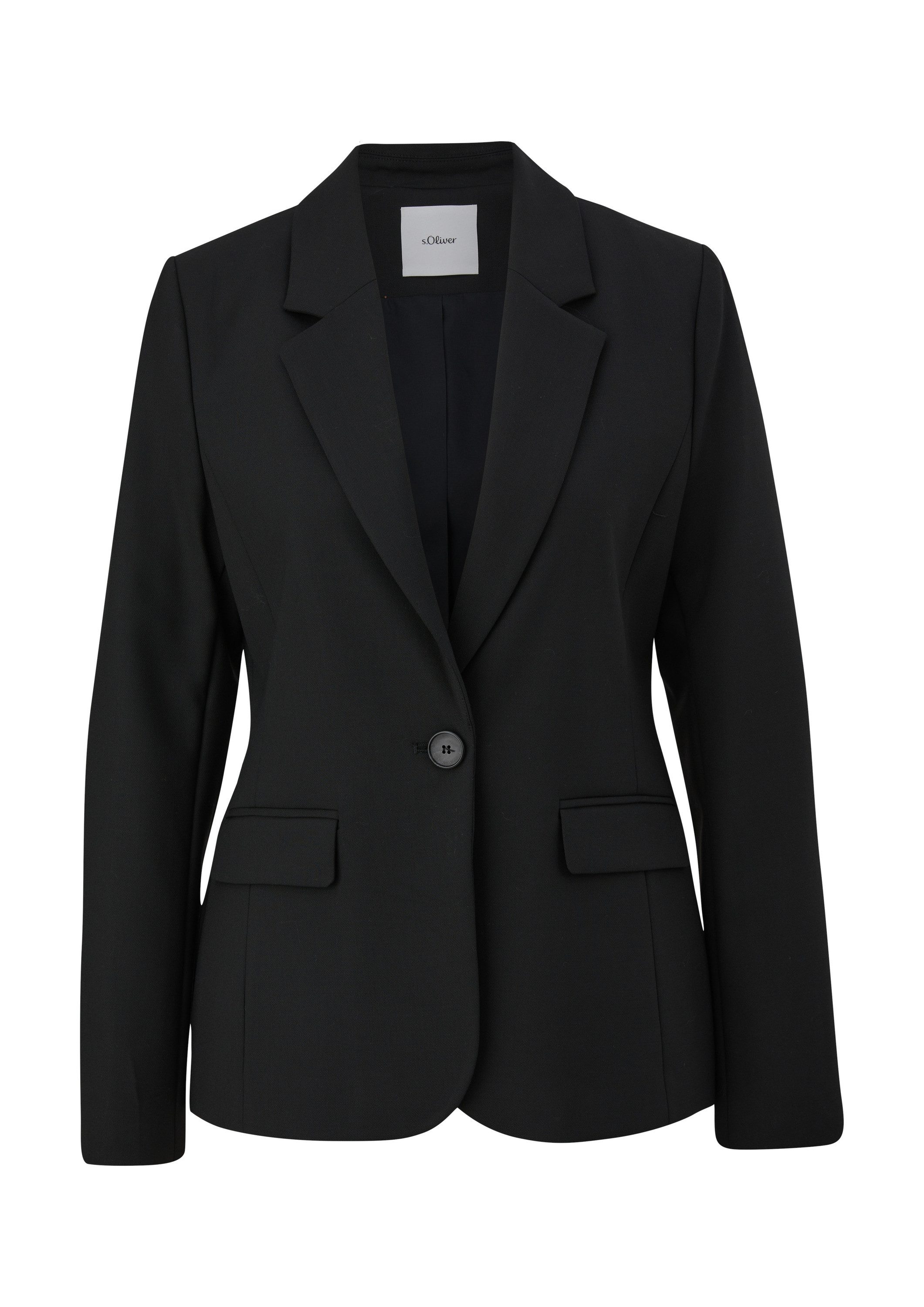 s.Oliver Jackenblazer Indoor-Blazer Blazer aus Viskosemix günstig online kaufen