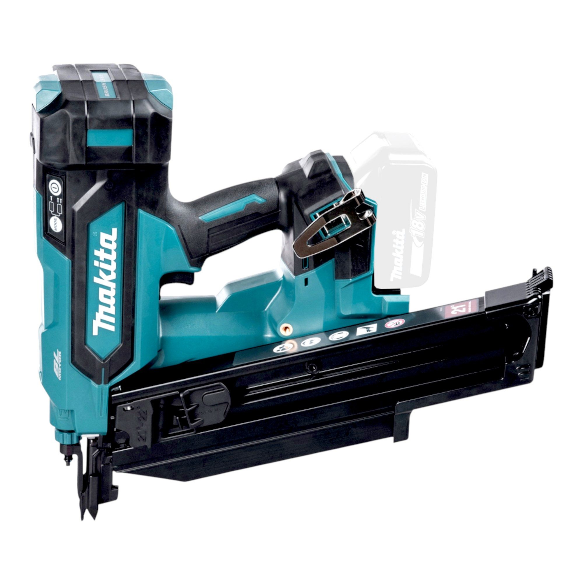 Makita Nagler DBN 901 ZK 18 V 50 - 90 mm + Koffer - ohne Akku, ohne Ladegerät