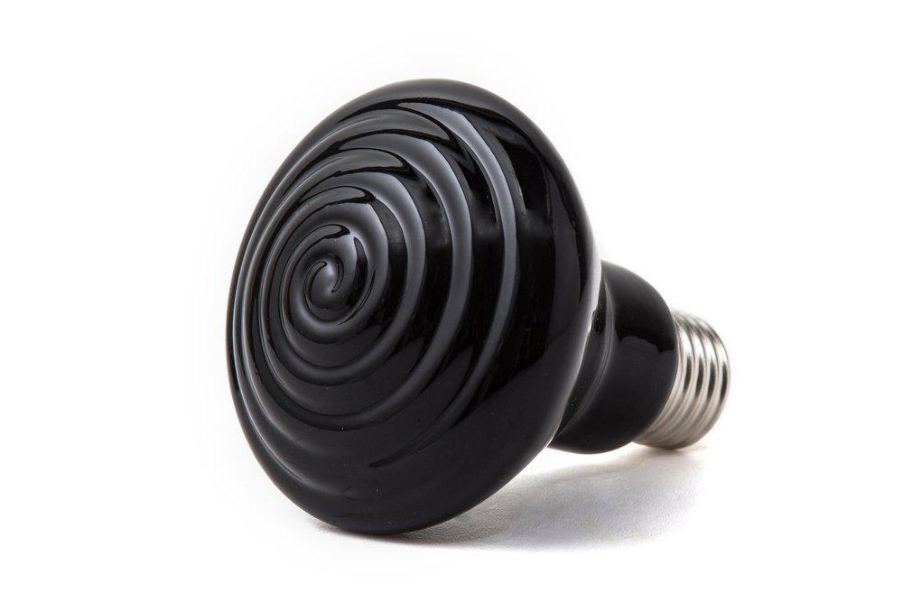 Terrarium ReptiZoo Keramik-Wärmestrahler (Infrarot-schwarz) 100 Watt (DL2750100