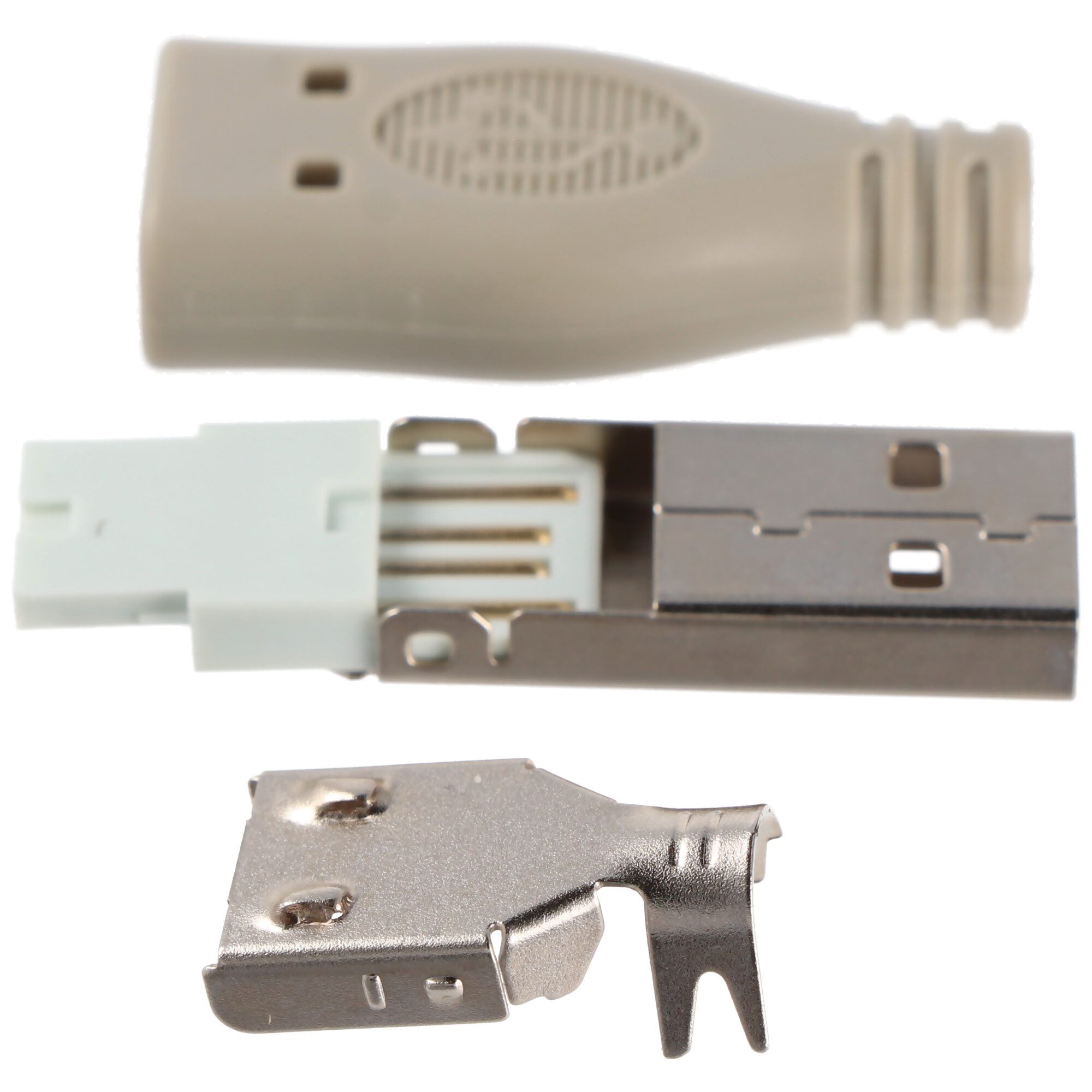 Goobay USB A-Stecker - zum selber löten - ein Stück USB-Ladegerät