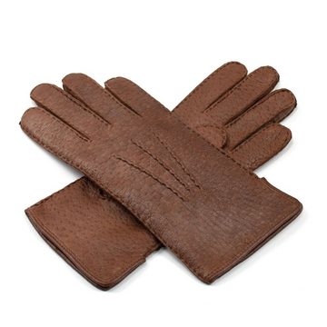 Hand Gewand by Weikert Lederhandschuhe ERNA - Peccary Lederhandschuhe mit Alpaka gefüttert