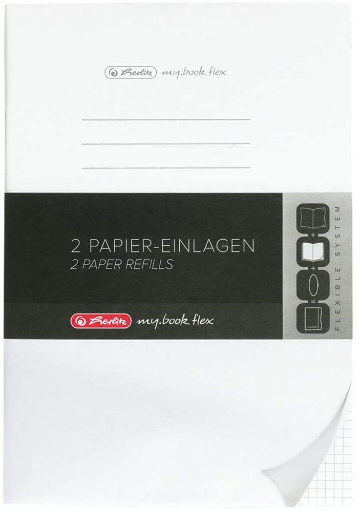 Herlitz Notizbuch herlitz Бумага-Ersatzeinlagen für Notizheft my.book flex, A5, Lineatur