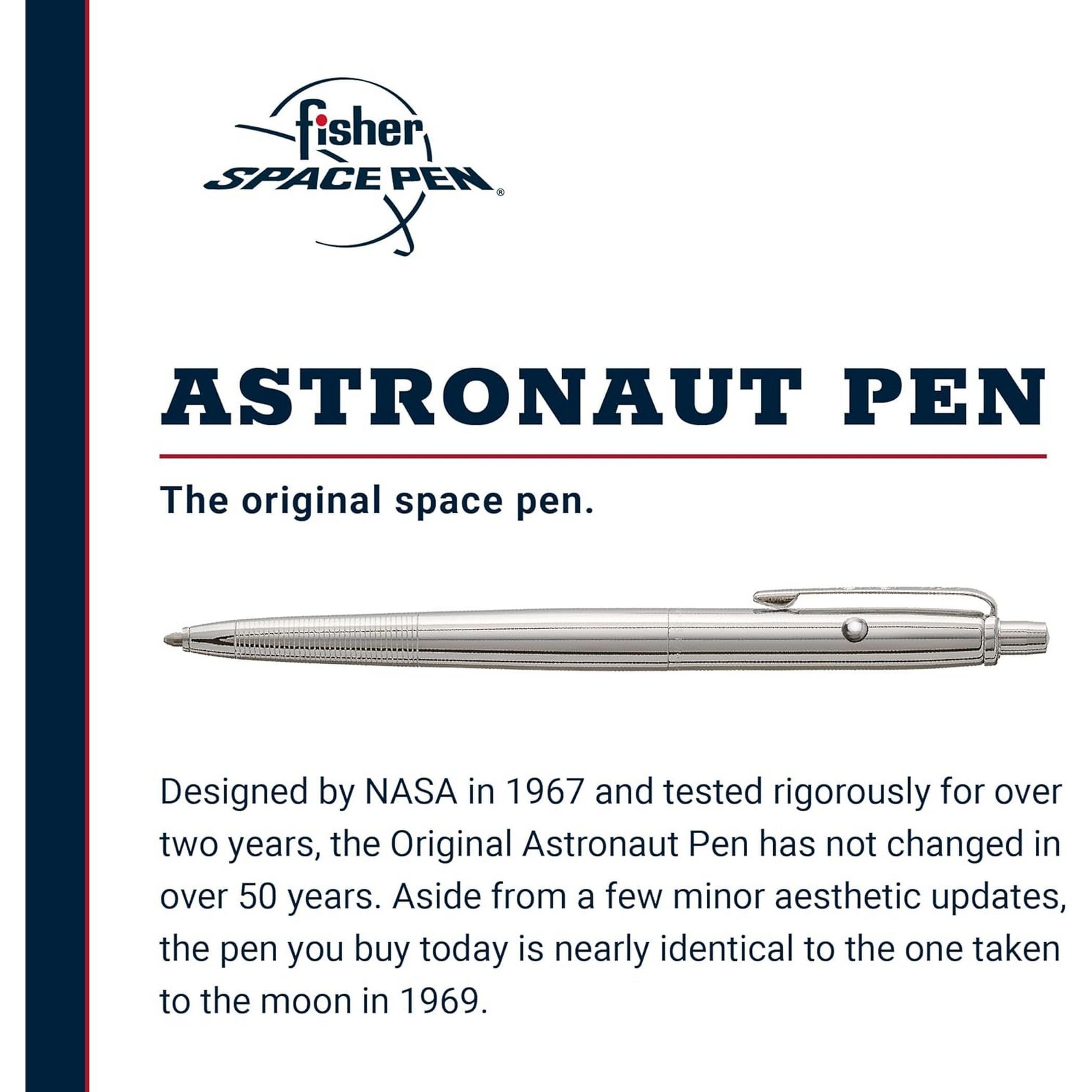 Fisher Space Pen Kugelschreiber Fisher Space Pen Kugelschreiber silber Astronaut Pen Chrom Stärke F Sc