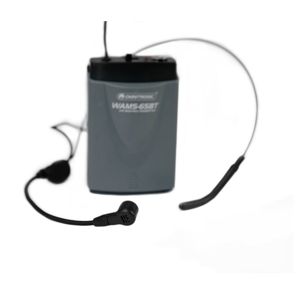 Omnitronic Mikrofon Headset Funkmikrofon-Set Omnitronic WAMS-65BT – Bild 5 von 5