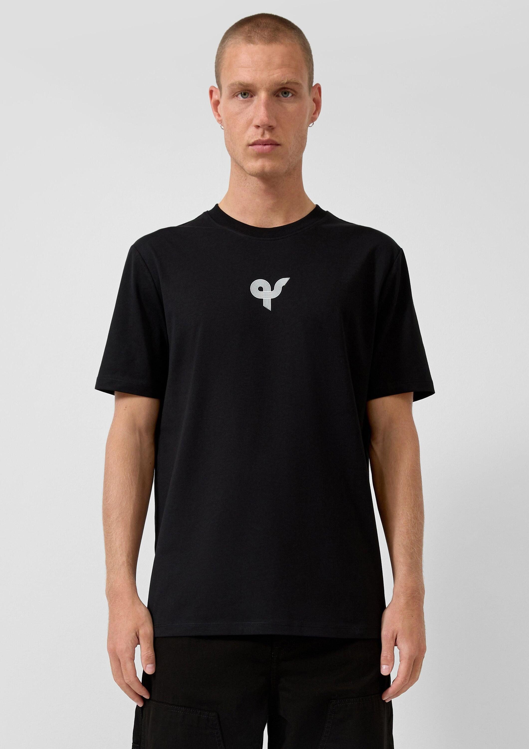 QS Kurzarmshirt T-Shirt Streets T-Shirt mit Print