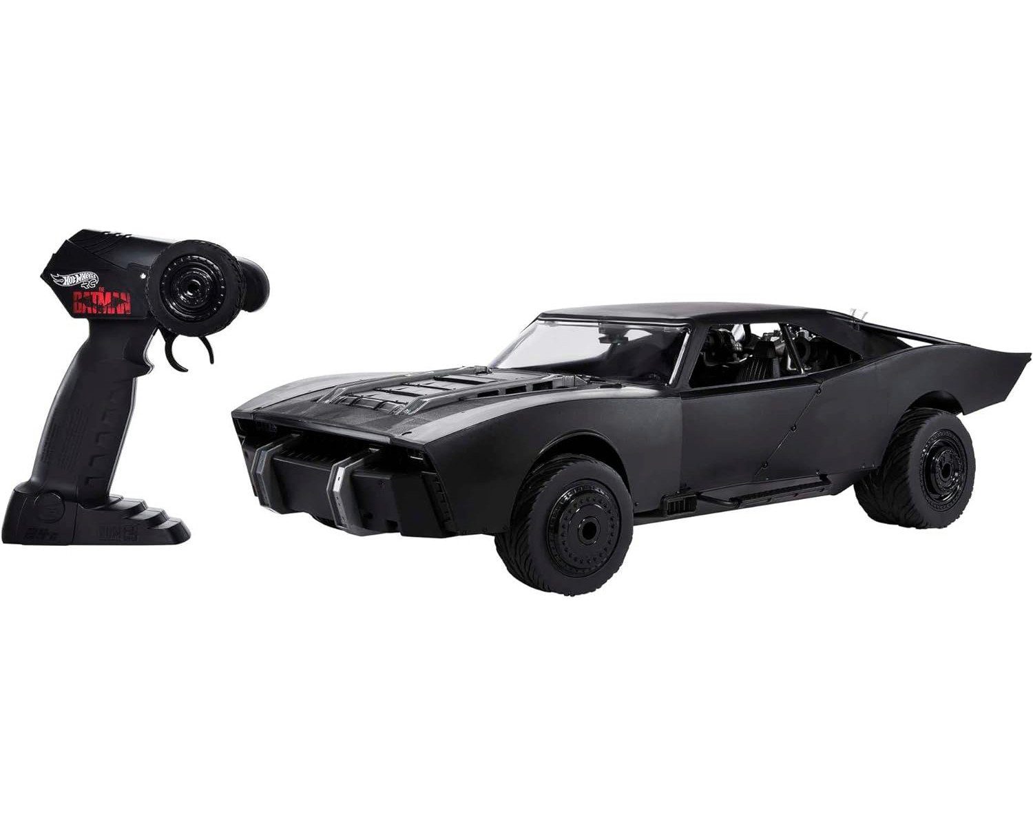 Mattel® RC-Auto Hot Wheels - Ferngesteuertes Auto - DC The Batman Batmobil, mit Multifunktions-Fernbedienung mit Pistolengriff