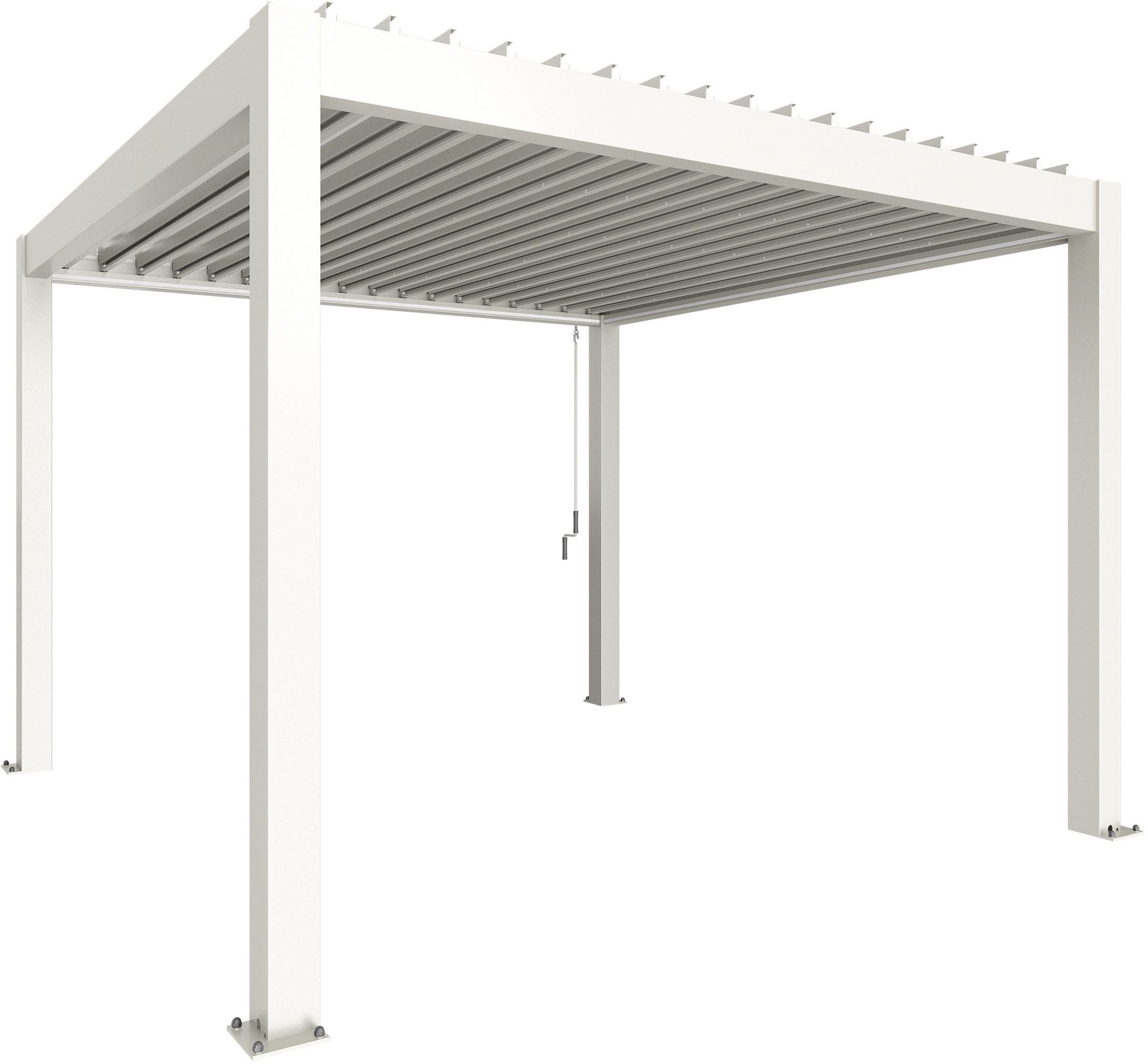 Biohort Pergola 3,5x3,5, verschiedene Farben, BxTxH: 367,5x367,5x264 cm, ausgezeichnet mit dem Red Dot Design Award