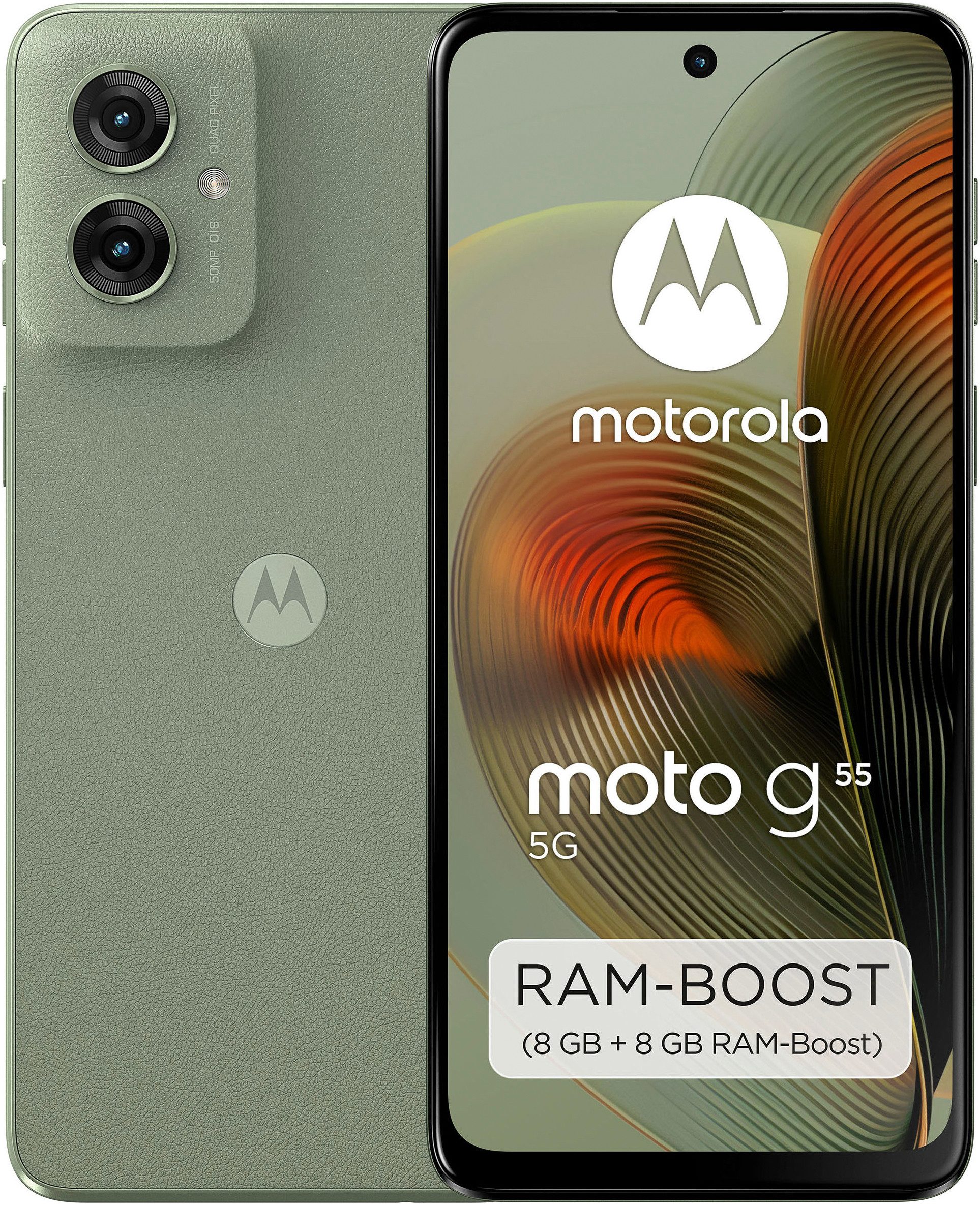 Motorola moto g55 5G Smartphone (16,51 cm/6,5 Zoll, 256 GB Speicherplatz, 50 MP Kamera)